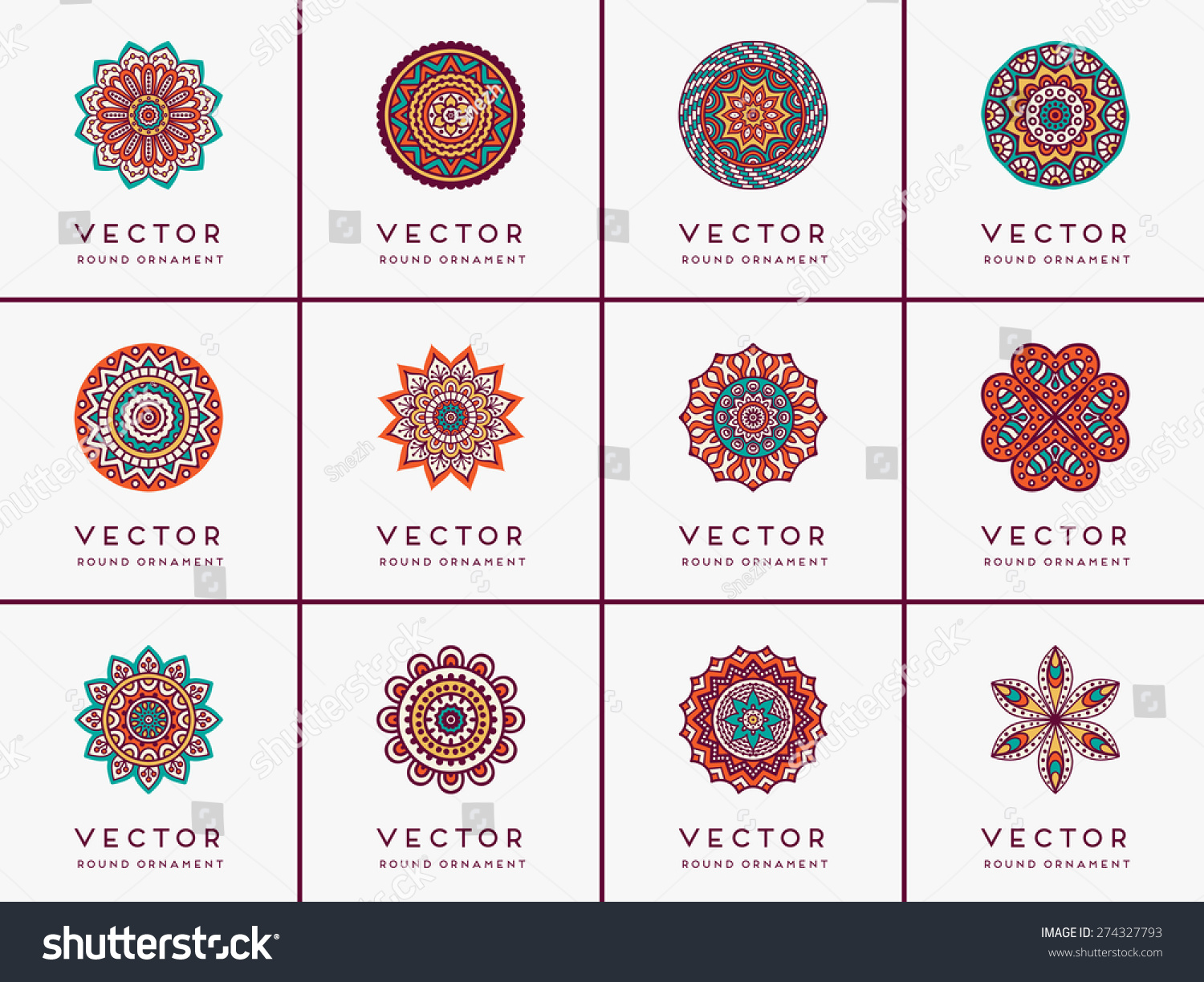 Mandalas collection Round Ornament Pattern Vintage decorative elements Hand drawn background Islam Arabic Indian ottoman motifs Mandalas collection Round Ornament Pattern Vintage decorative elements Hand drawn background Islam Arabic Indian ottoman motifs