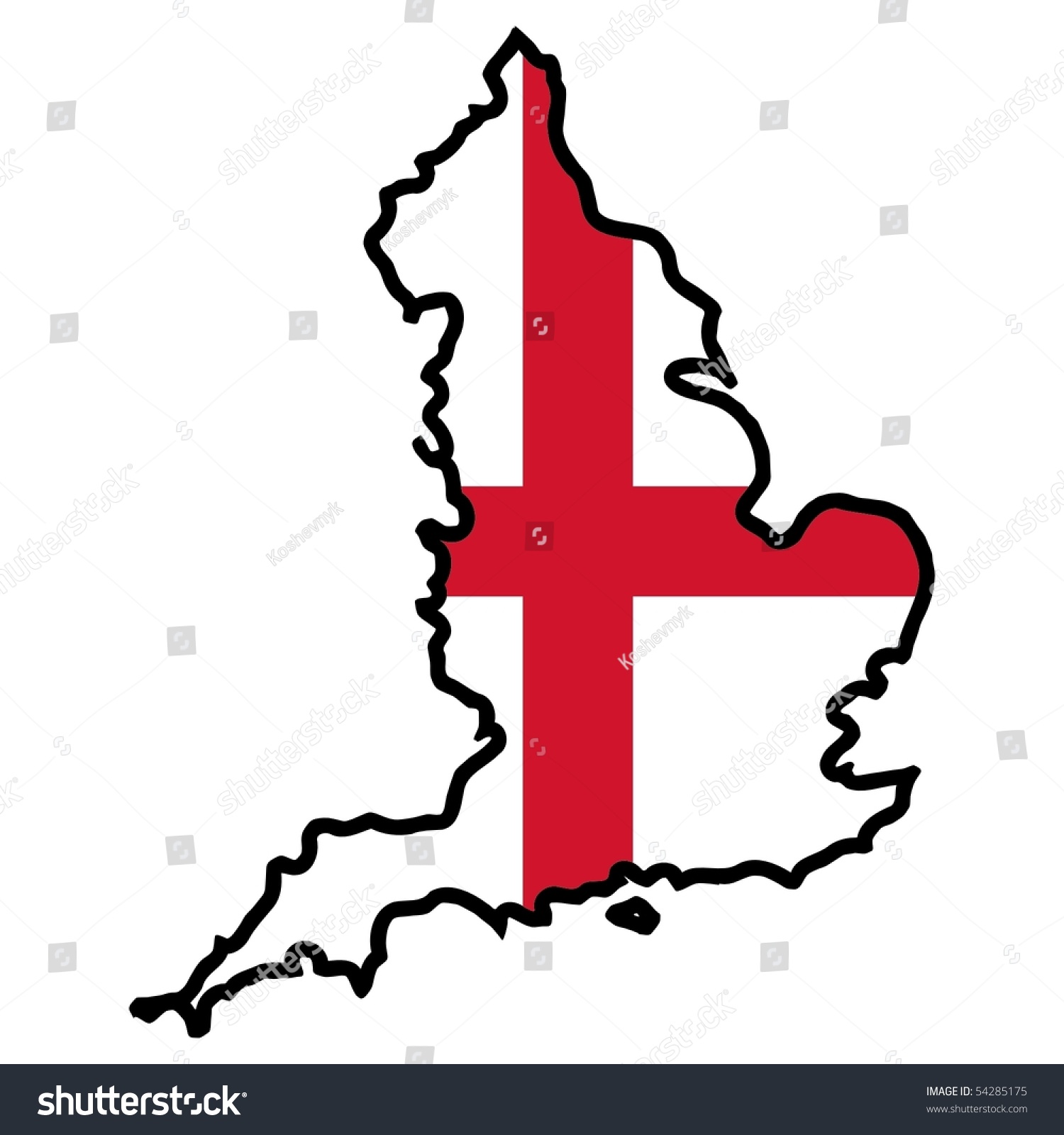 clipart england map - photo #19