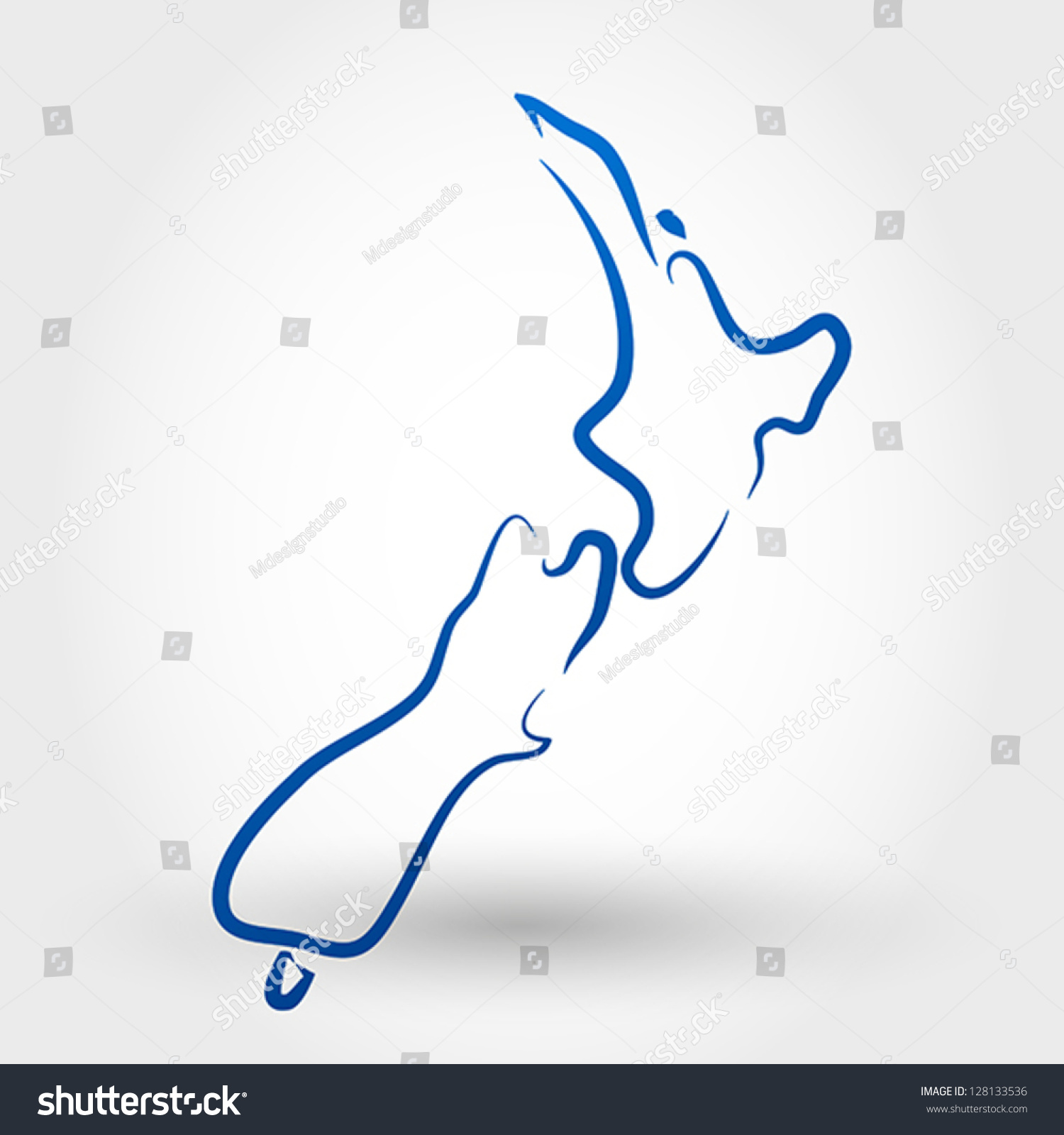 clipart map of new zealand - photo #17