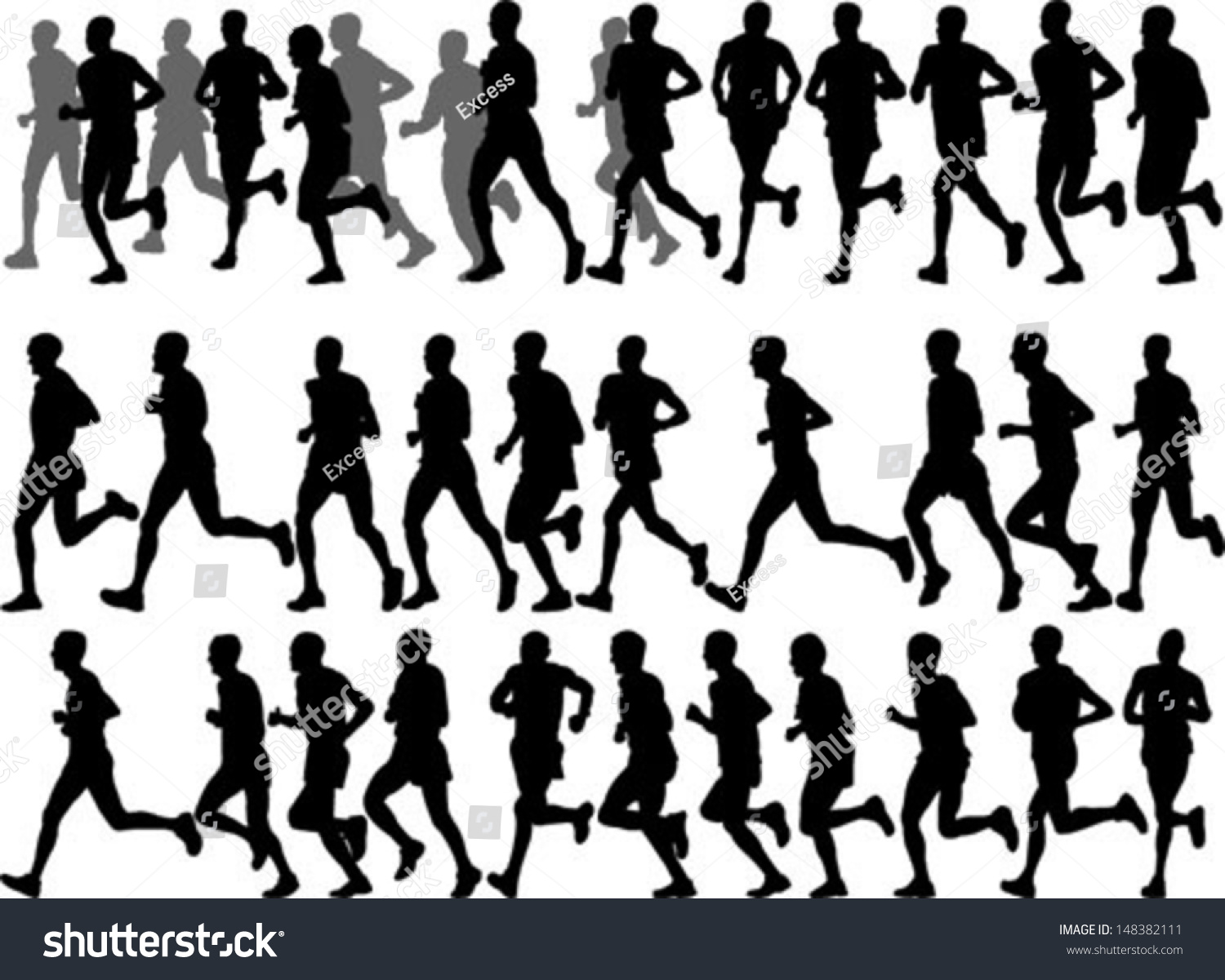 Marathon 2 Vector Stock Vector 148382111 - Shutterstock