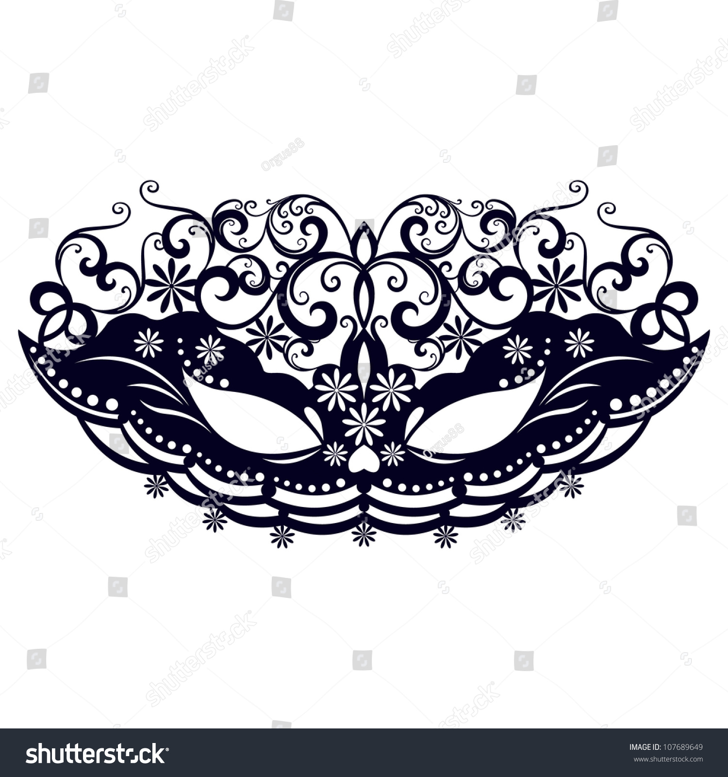 Masks For A Masquerade / Vector Party Mask / Vector ...
Masquerade Mask Vector