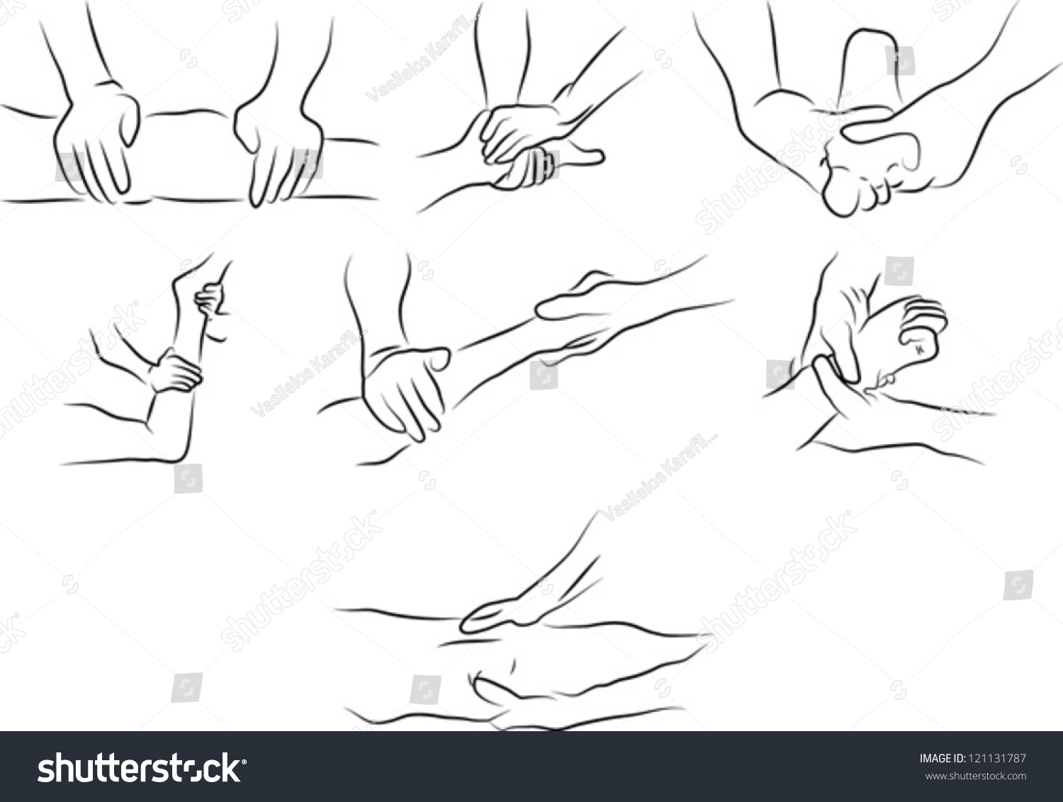 Massage Techniques As Illustration 121131787 Shutterstock
