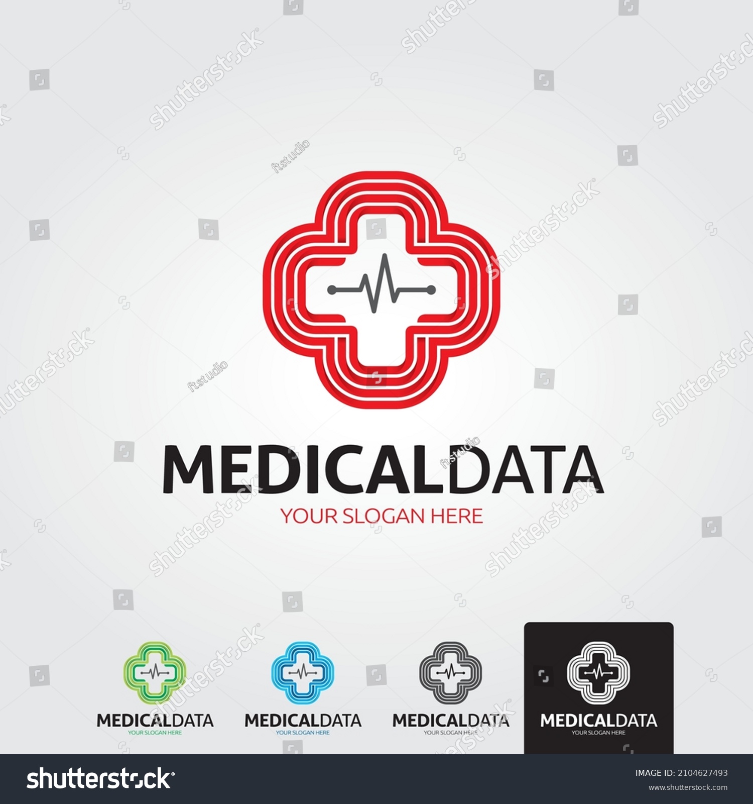 Medical Pharmacy Logo Design Template Vector Stock Vector Royalty Free