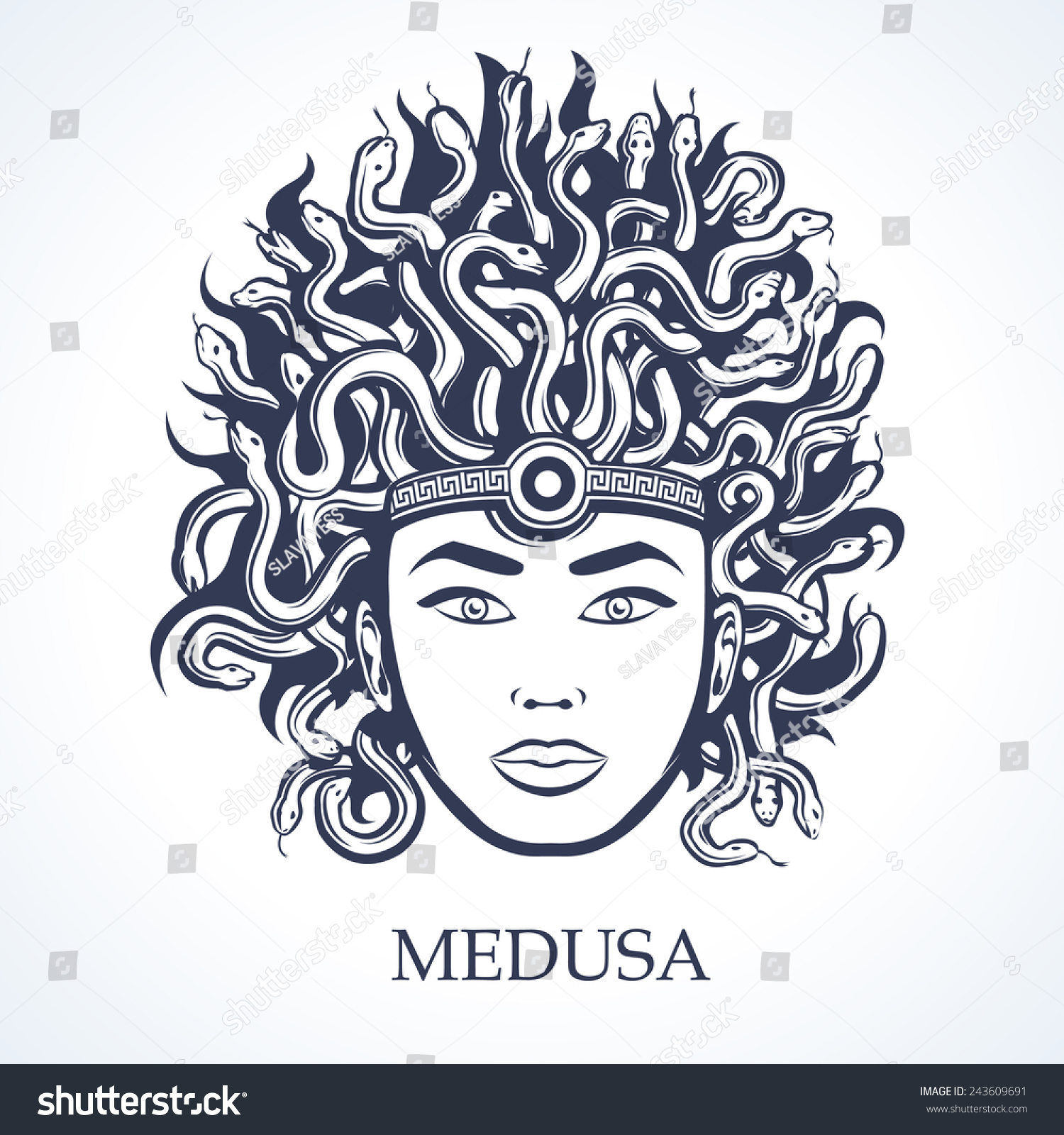 medusa head stock vector 243609691 shutterstock medusa head stock vector 243609691 shutterstock