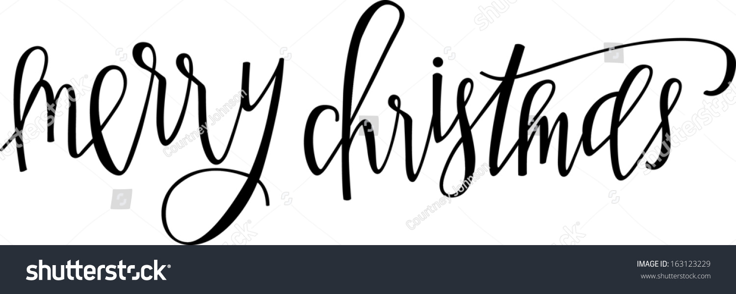 Merry Christmas Stock Vector Illustration 163123229 : Shutterstock