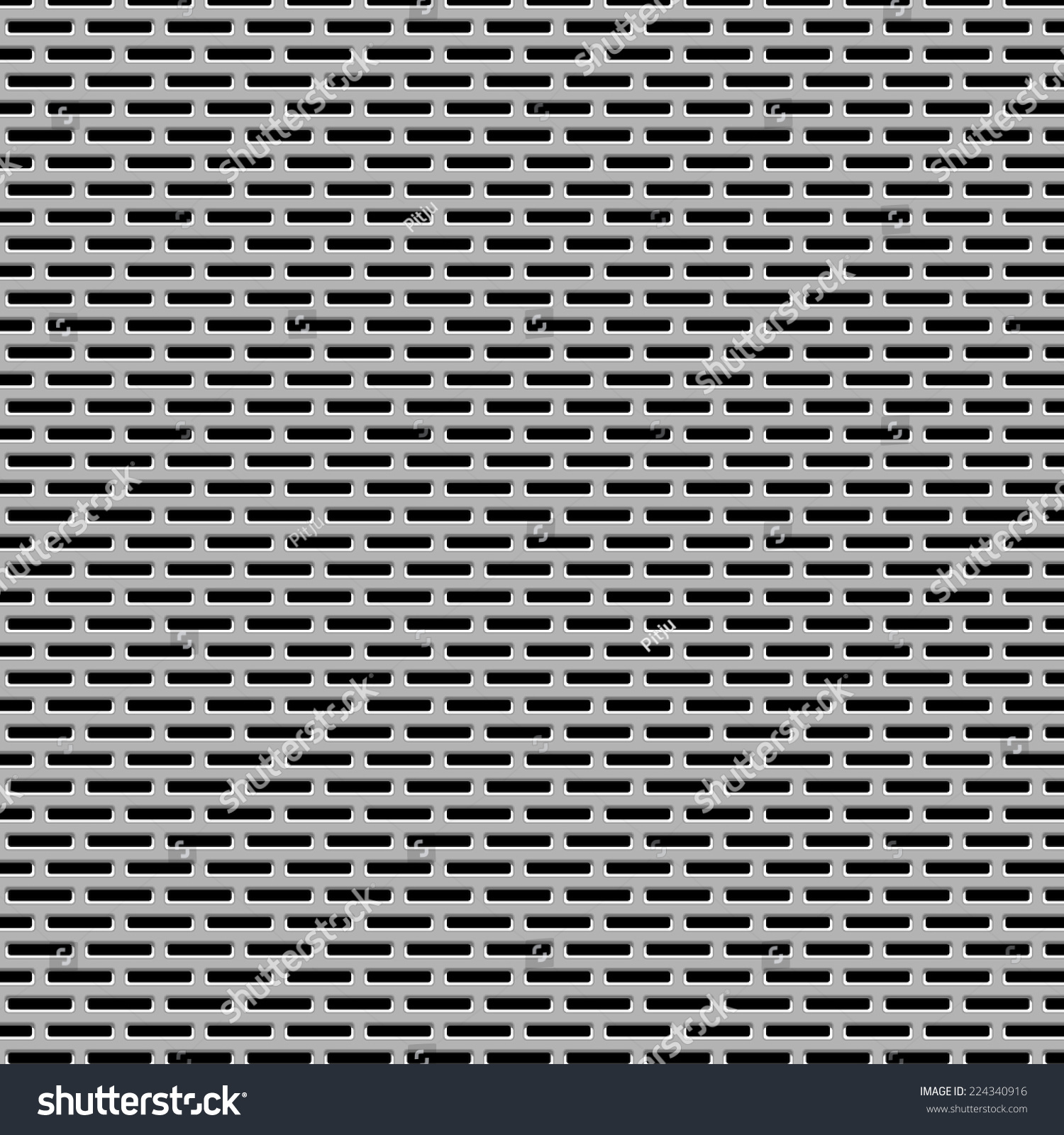 Metal Grill Pattern Texture For Background Design. Vector Illustration