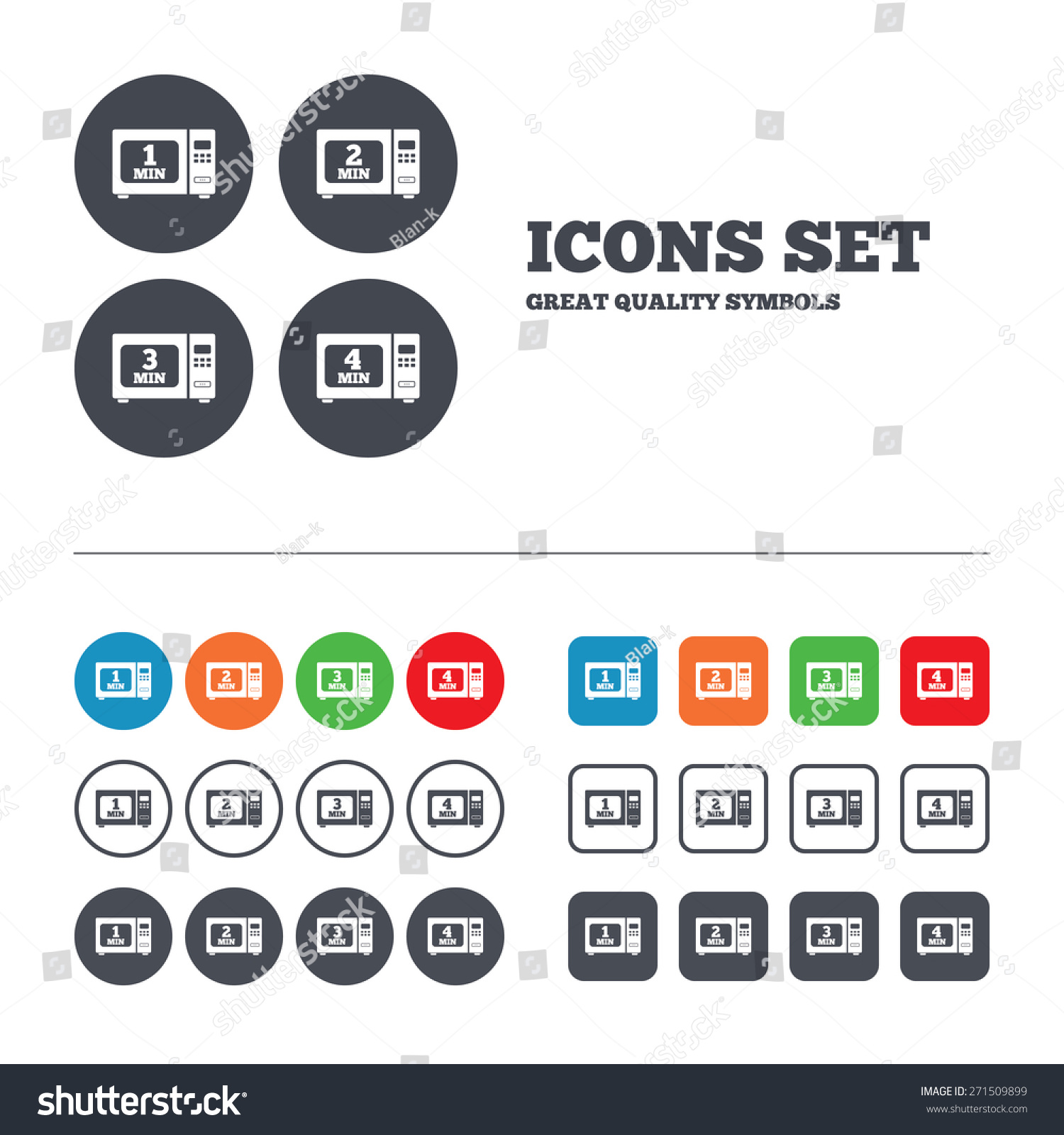 Microwave Oven Icons Cook Electric Stove Stock Vector 271509899 - Shutterstock1500 x 1600