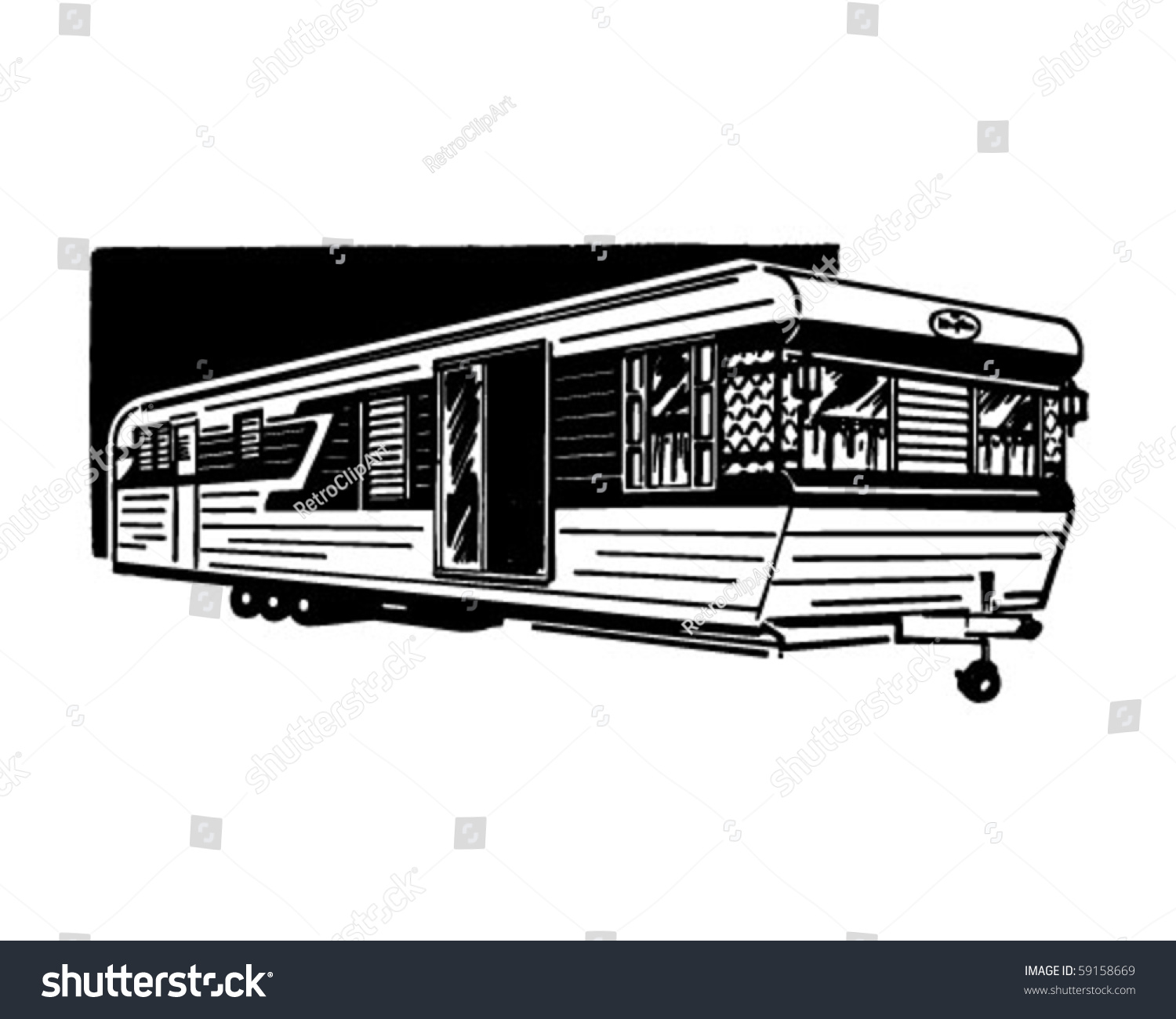 mobile home clipart free - photo #16