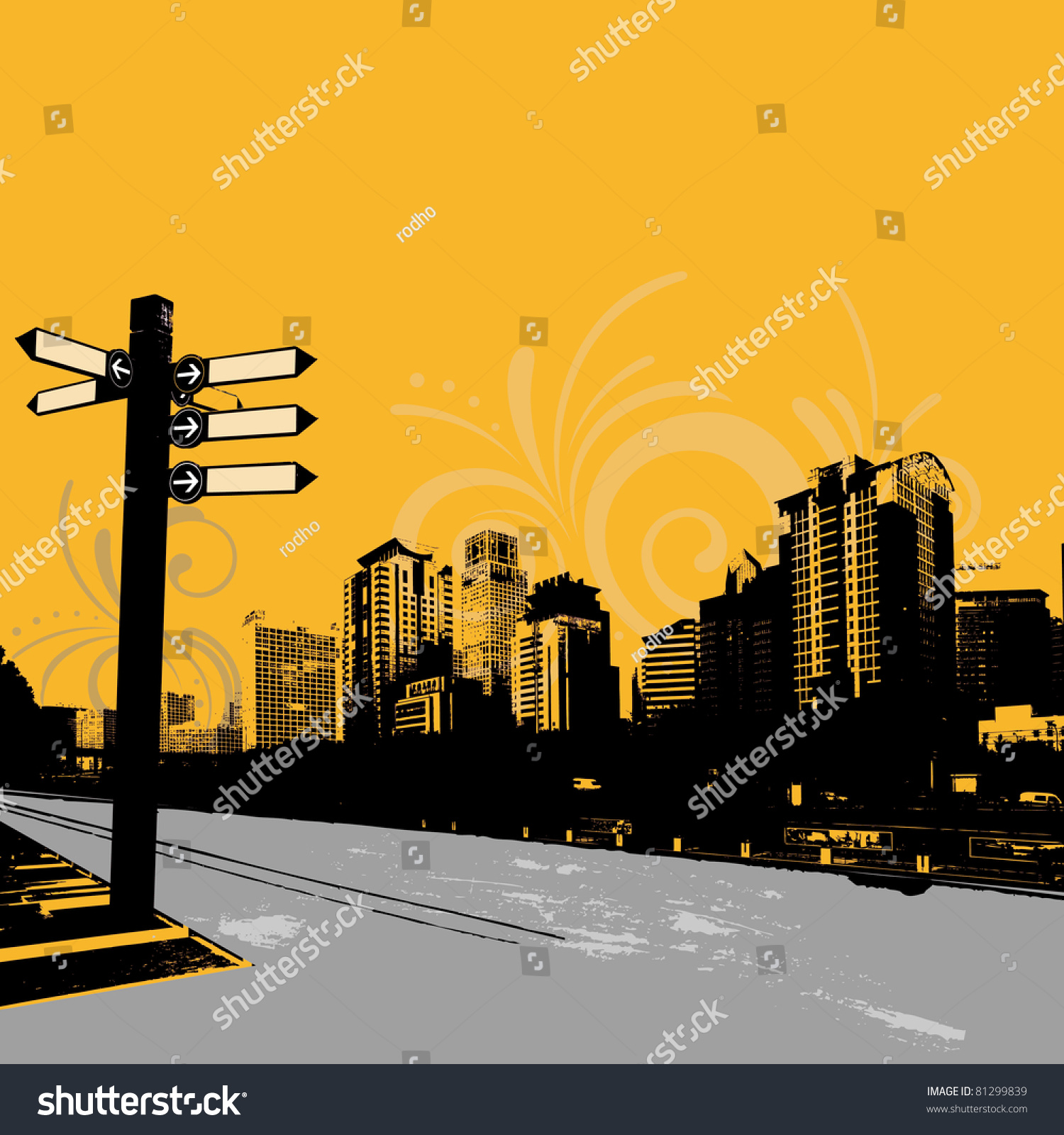 Modern Grunge Urban Graphic Design Stock Vector Illustration 81299839