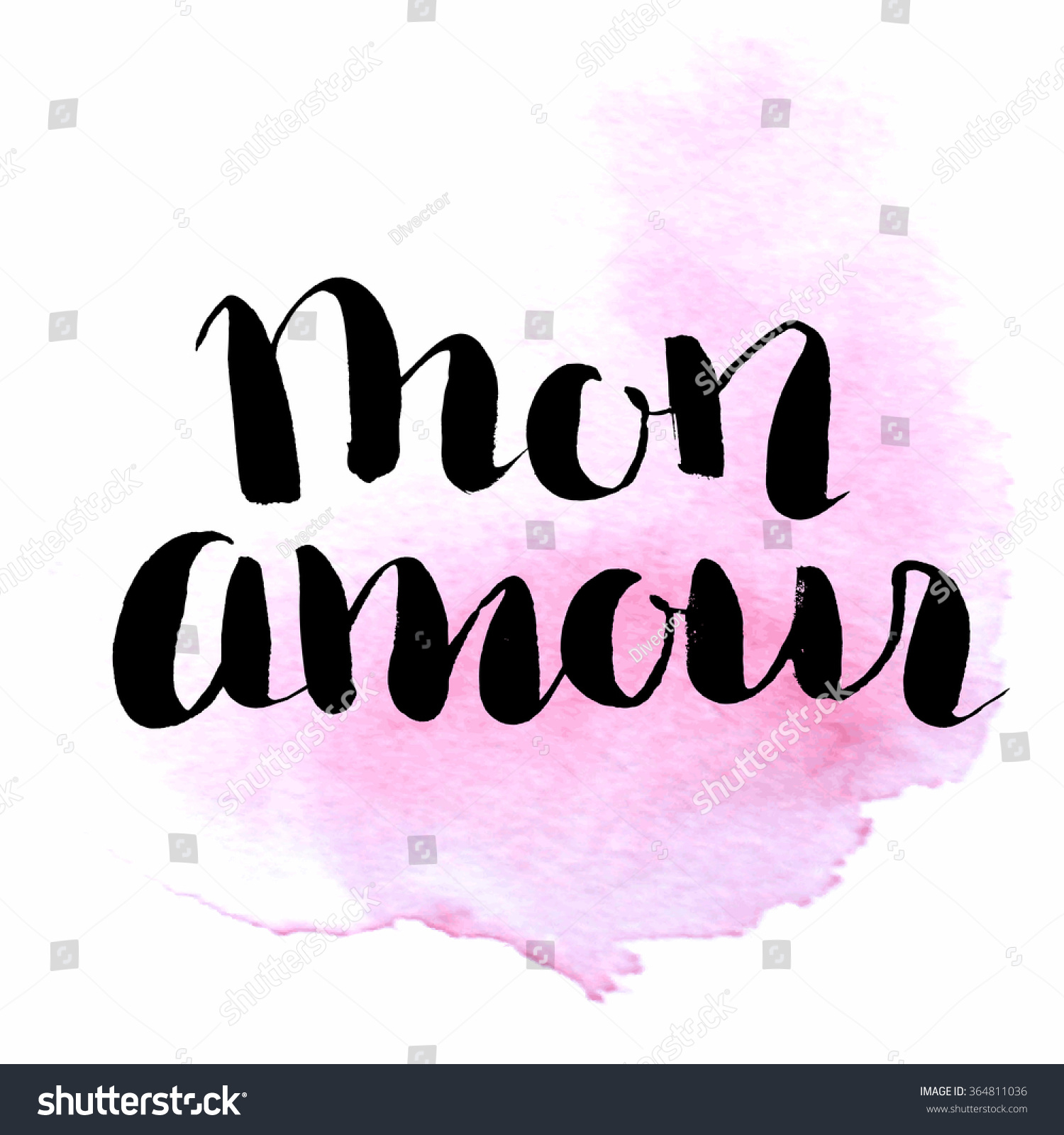 mon-amour-hand-lettering-quote-my-love-in-french-modern-calligraphy