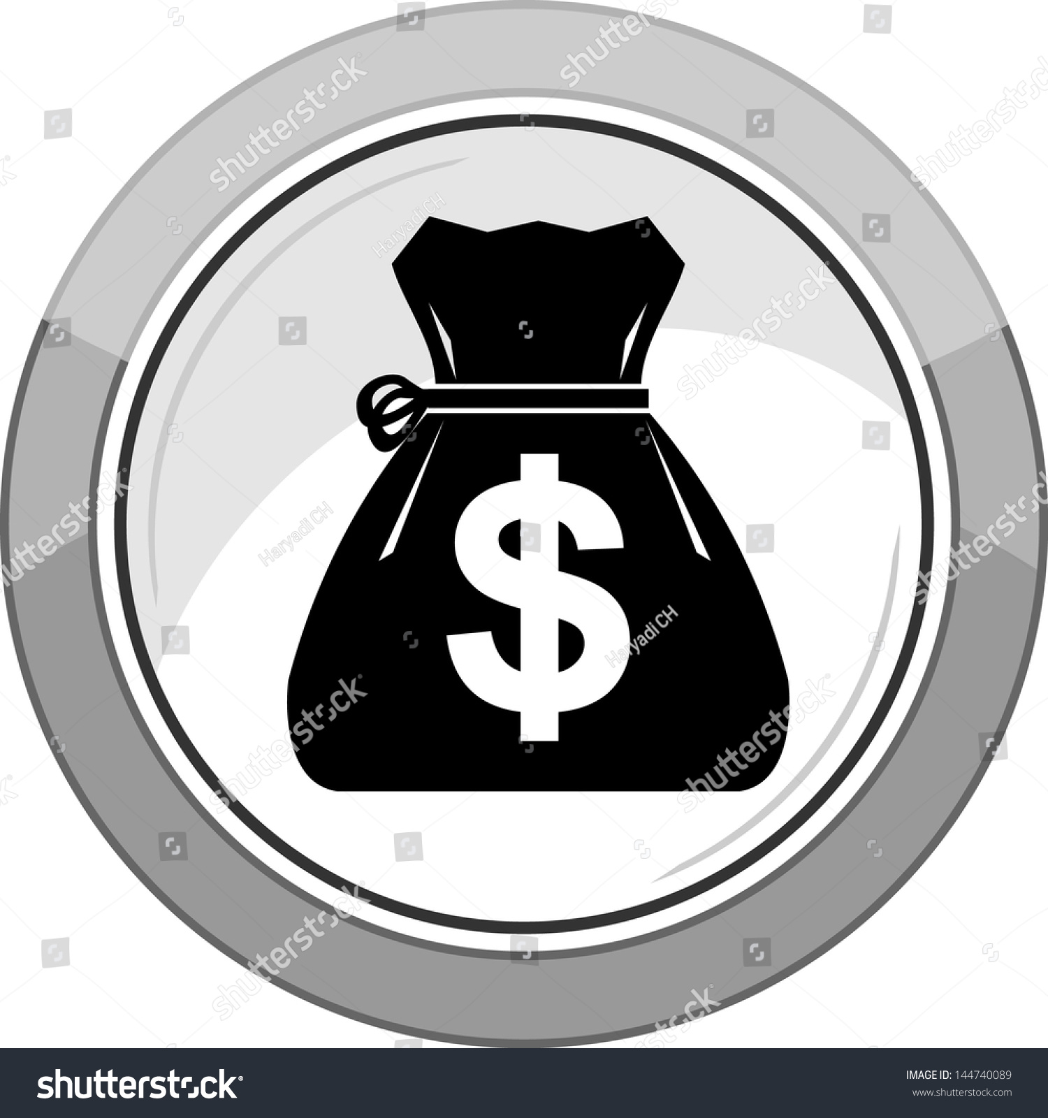 Money Icon Stock Vector Illustration 144740089 : Shutterstock