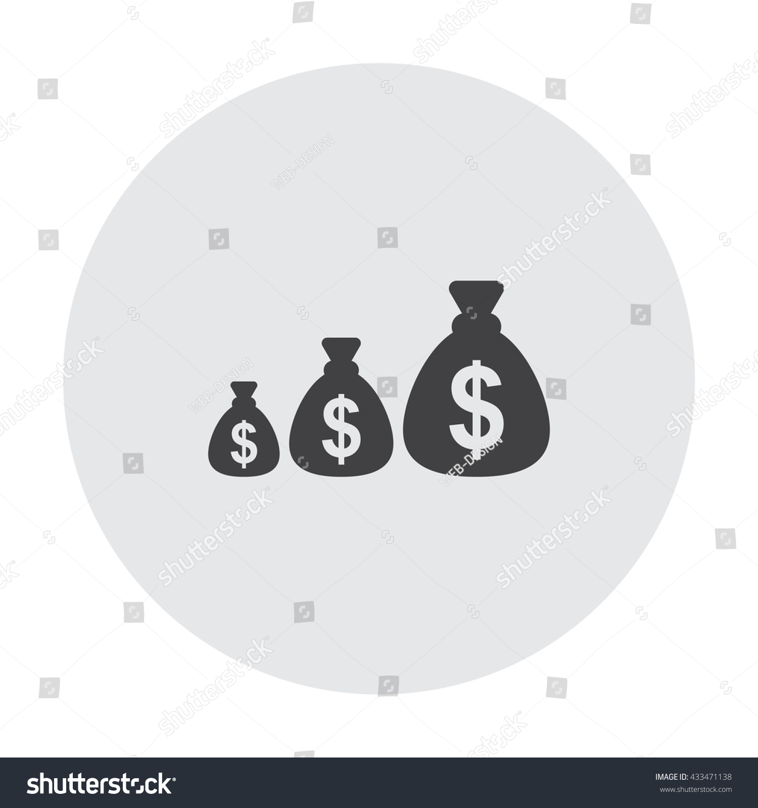 Money Icon Jpg Stock Vector 433471138 : Shutterstock