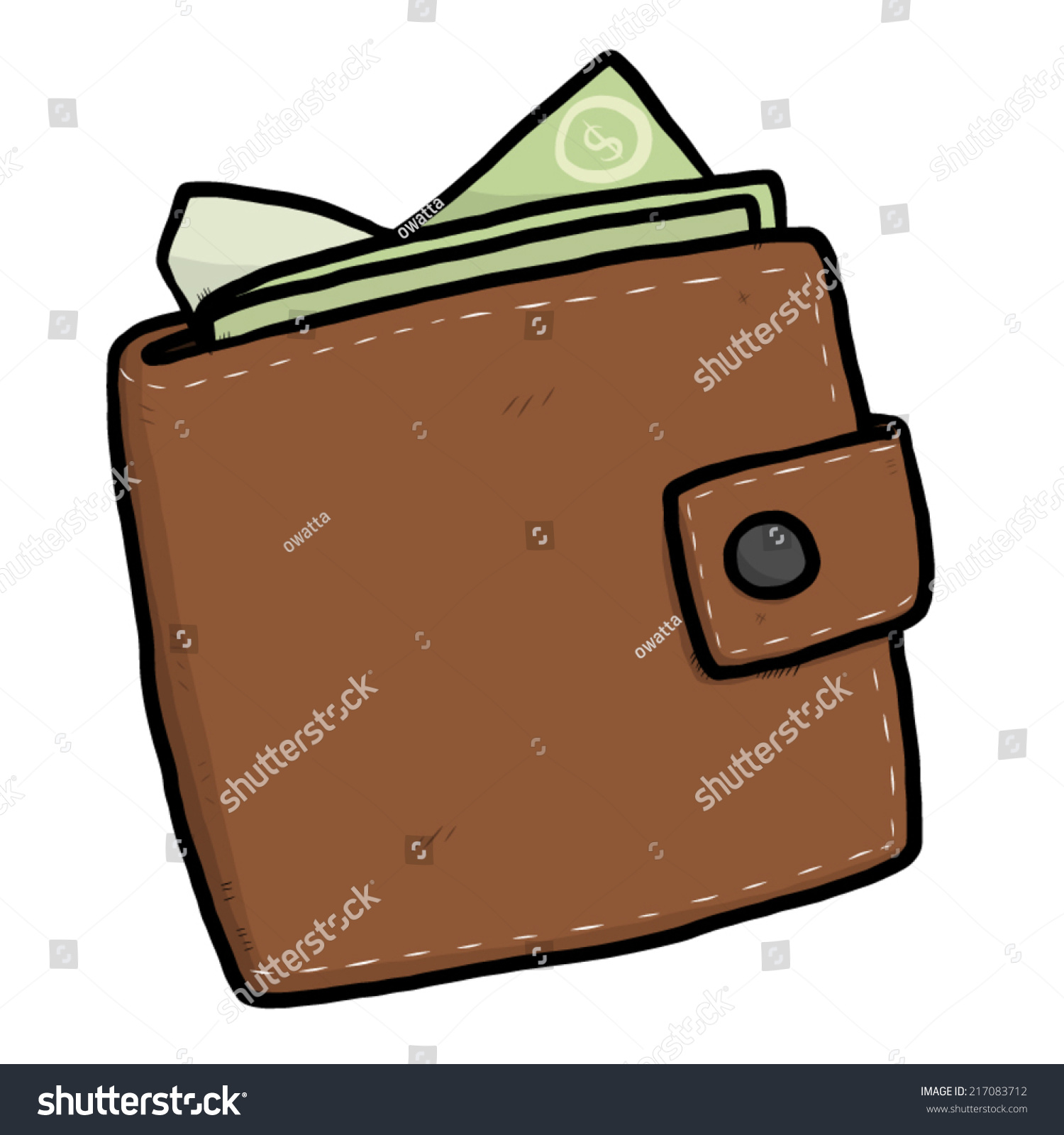 clipart wallet with money - photo #16