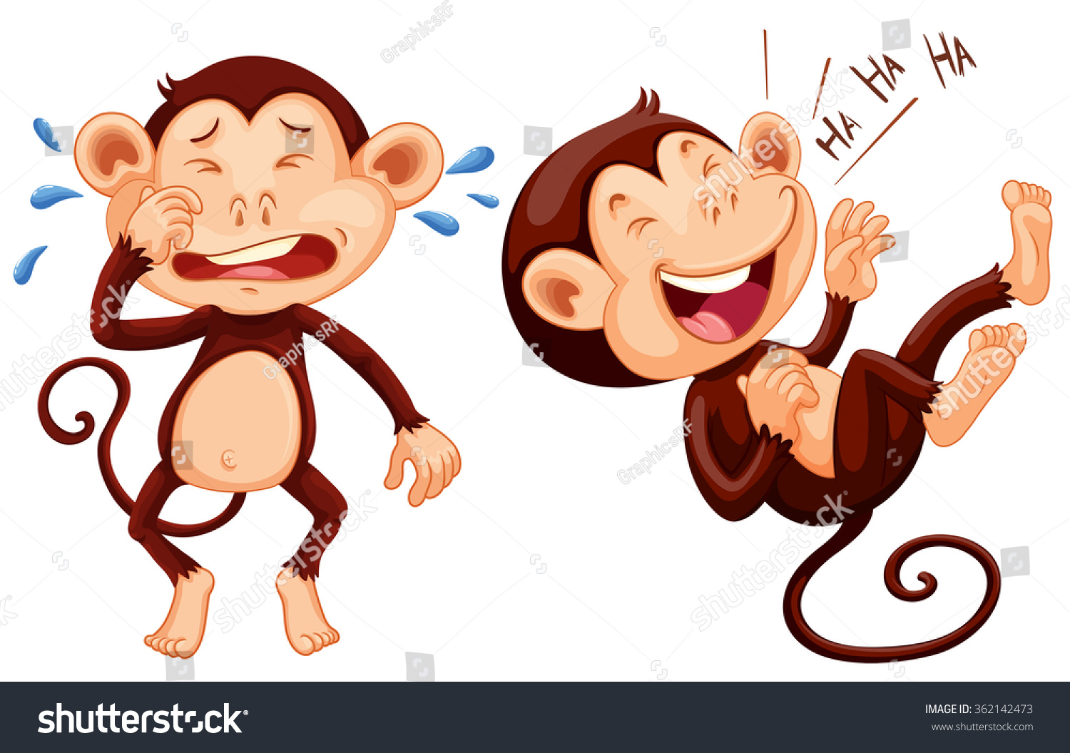 monkey laughing clipart - photo #13