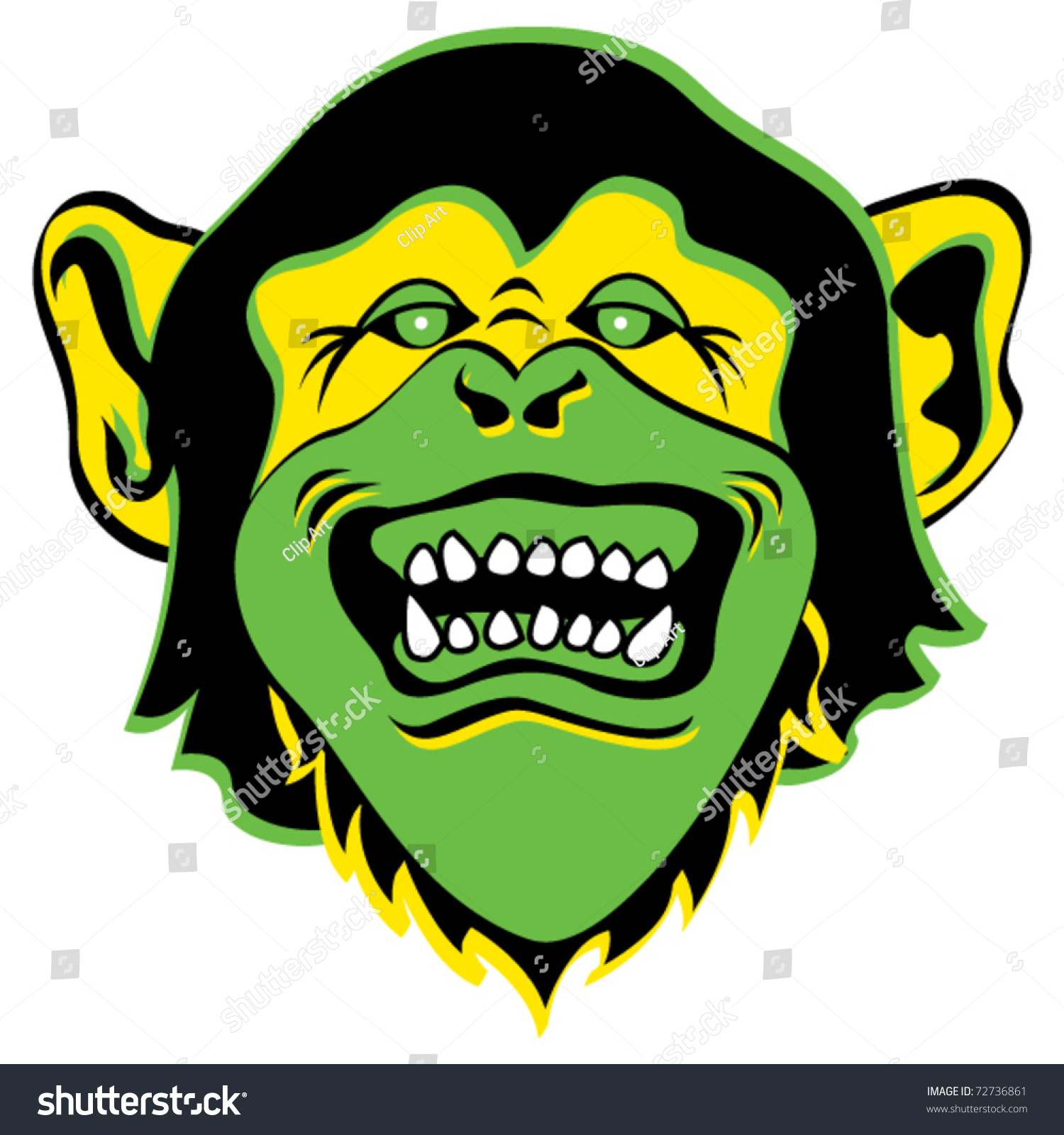 monkey laughing clipart - photo #32