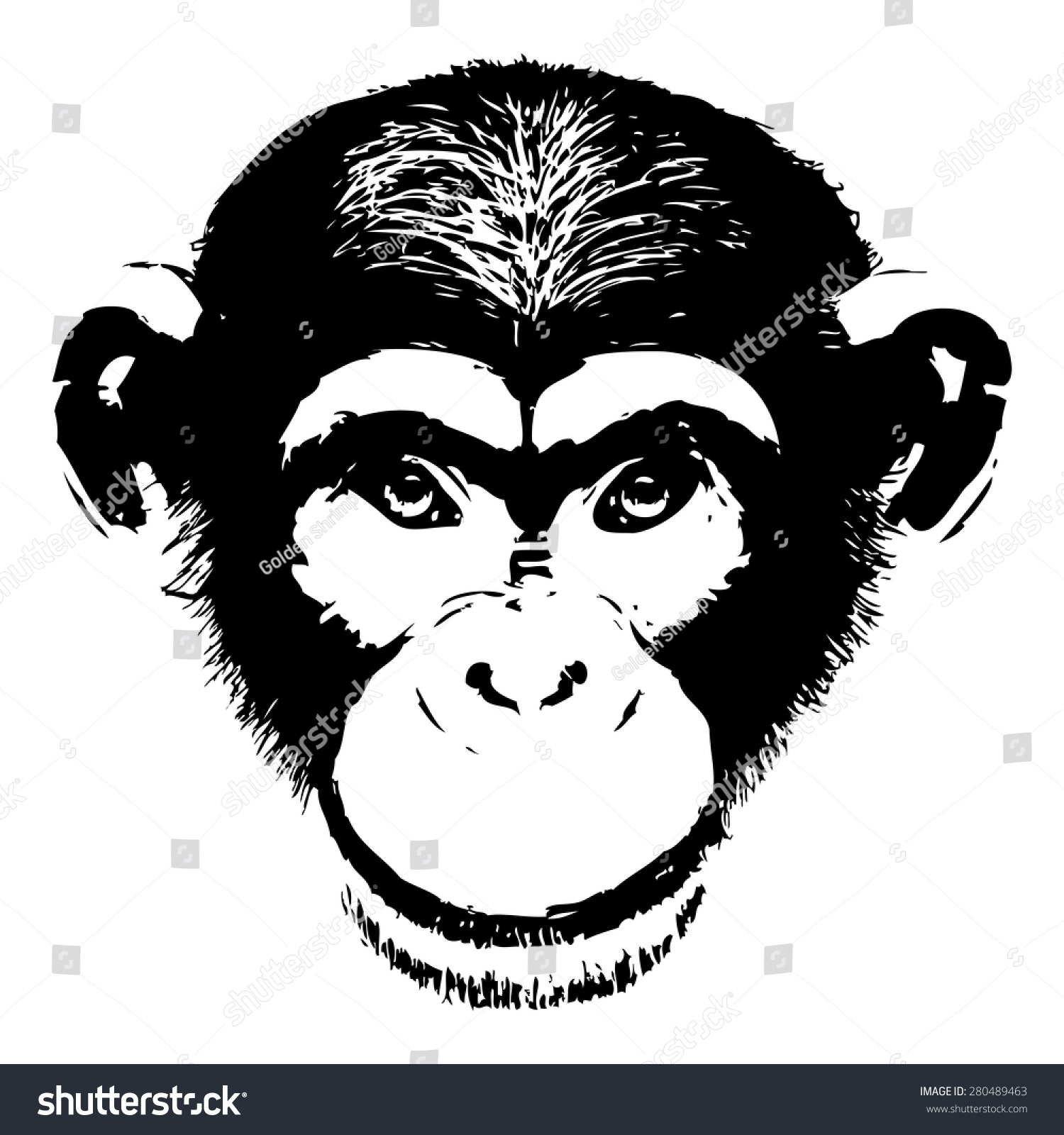 monkey head clip art - photo #32