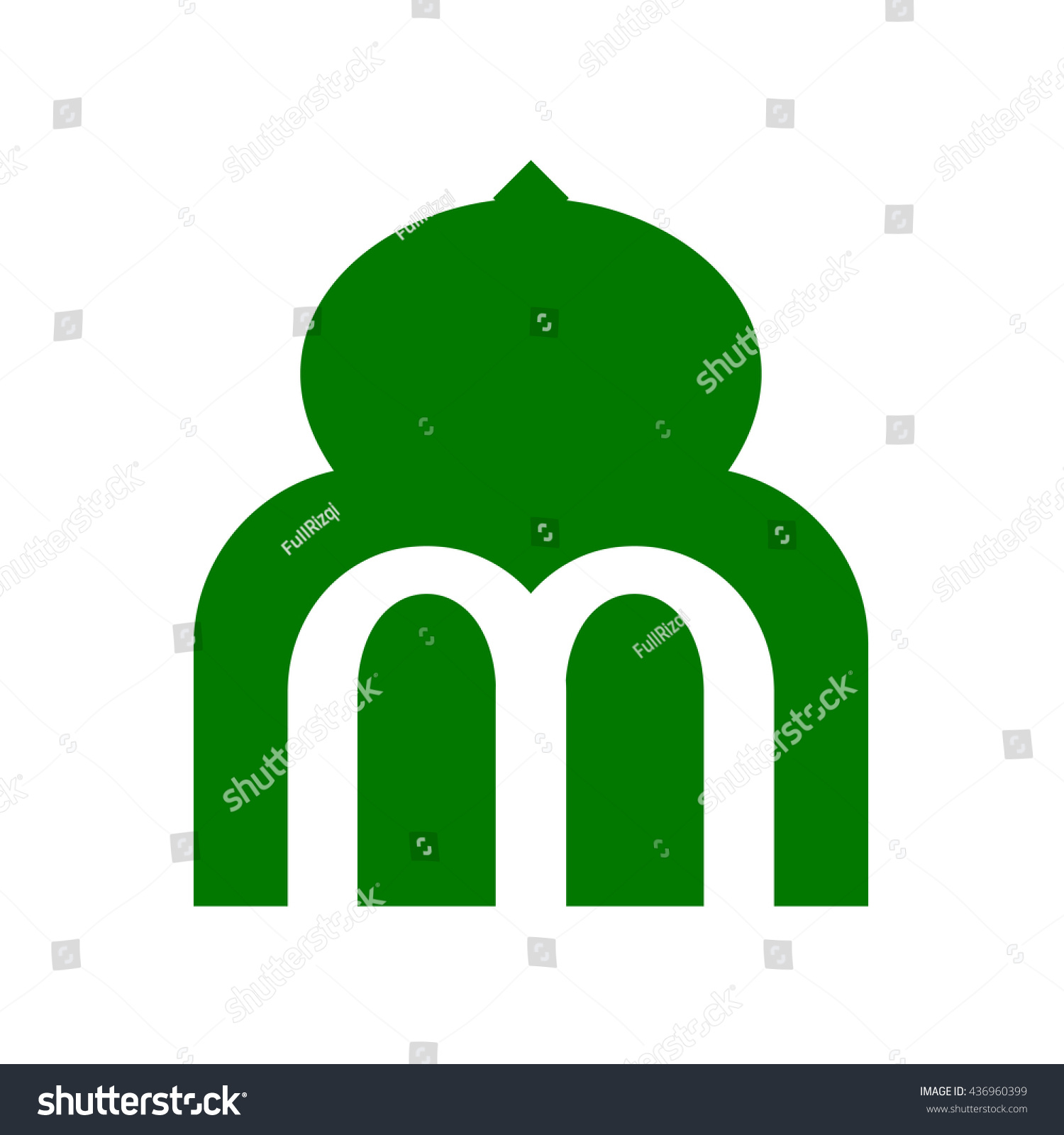 Mosque Logo Masjid Logo Stock Vector 436960399 Shutterstock