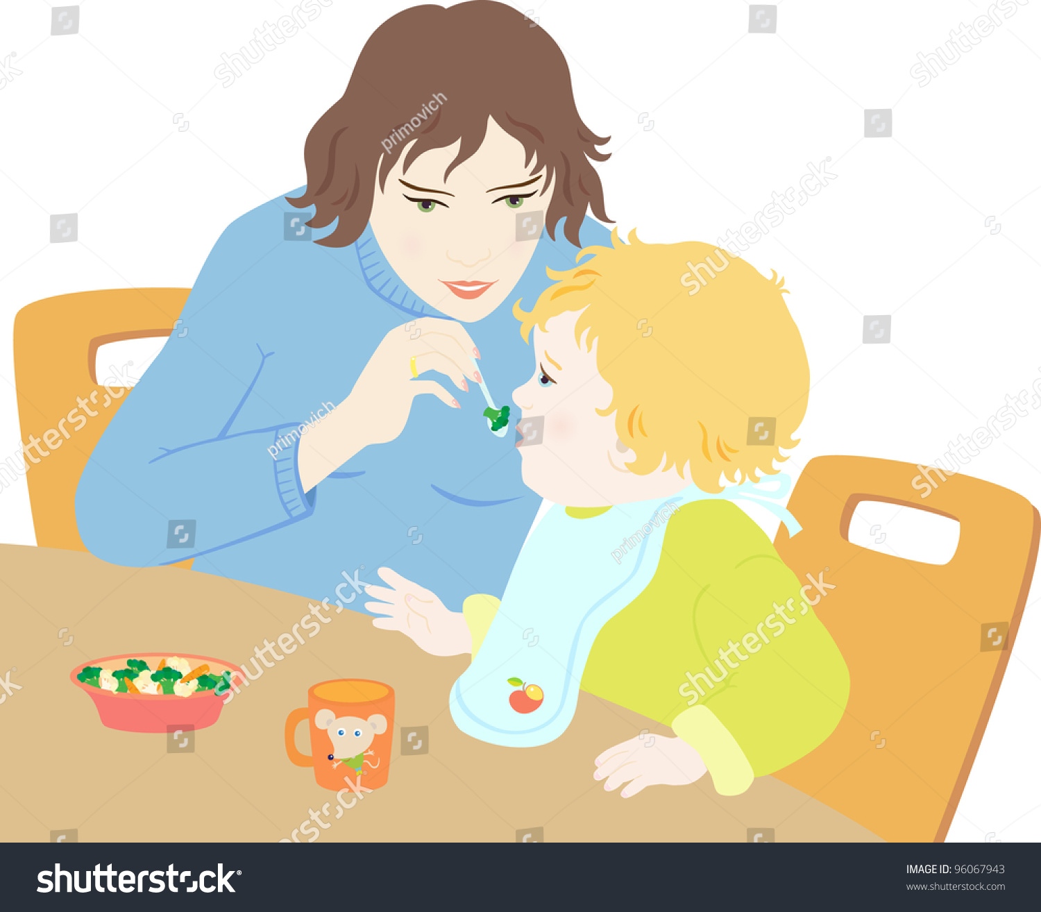 clipart of mother feeding baby - photo #17