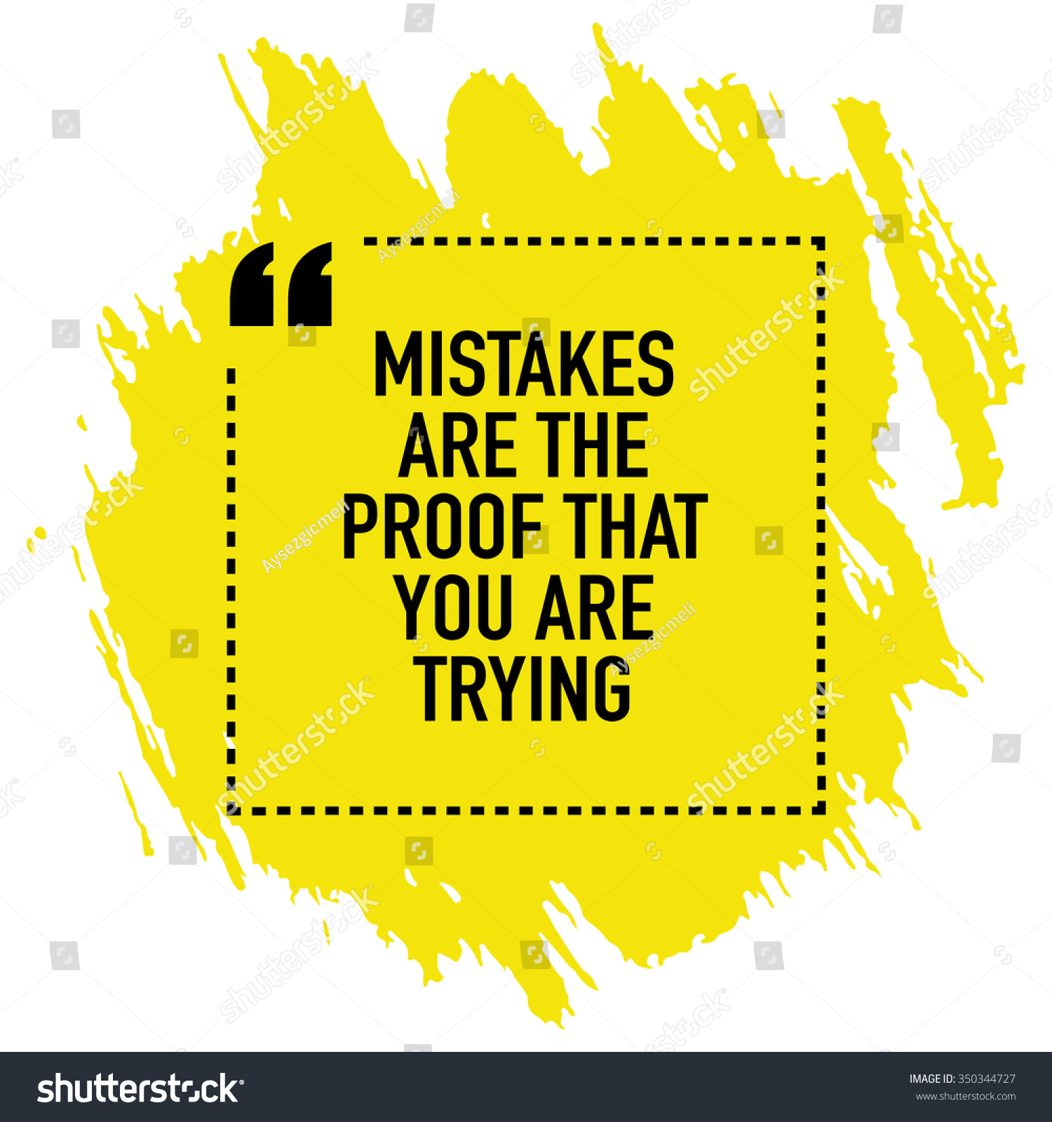 Motivational Inspirational Quote Saying Poster Design   Mistakes Are 