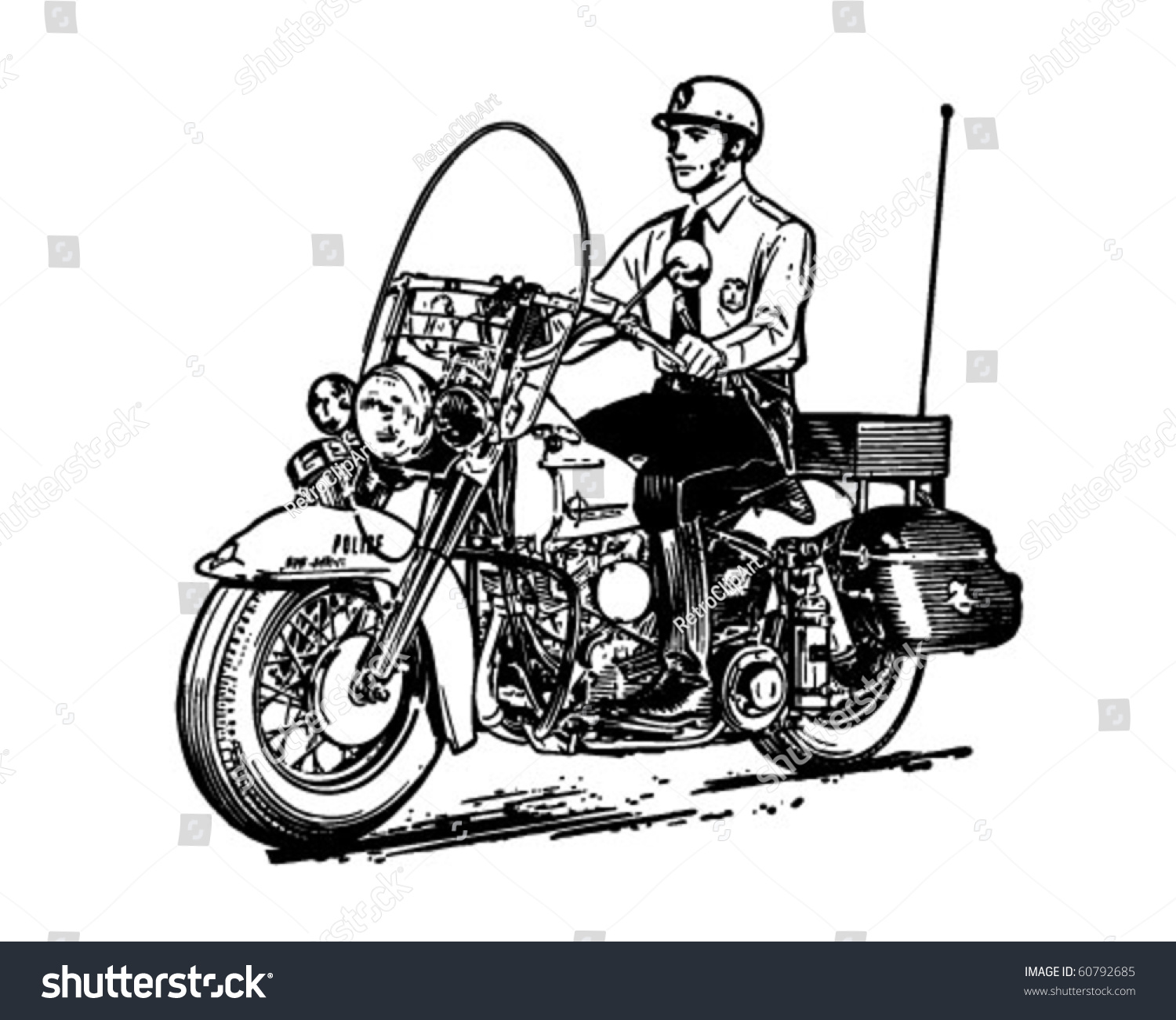 vintage motorcycle clipart - photo #23