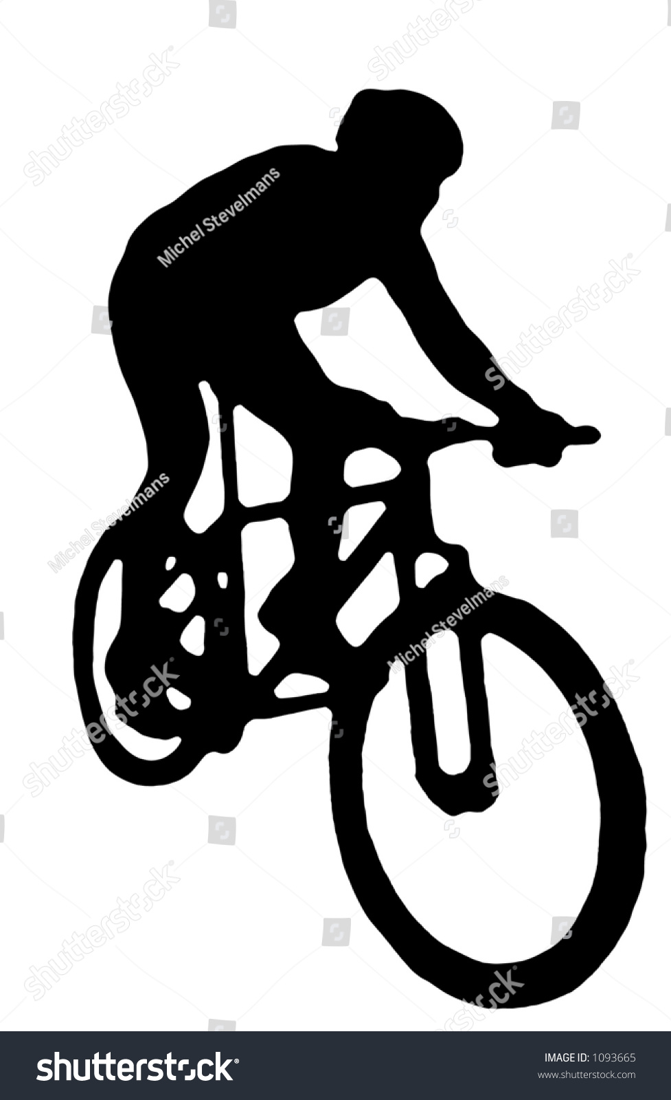 Mountainbike Stock Vector Illustration 1093665 : Shutterstock