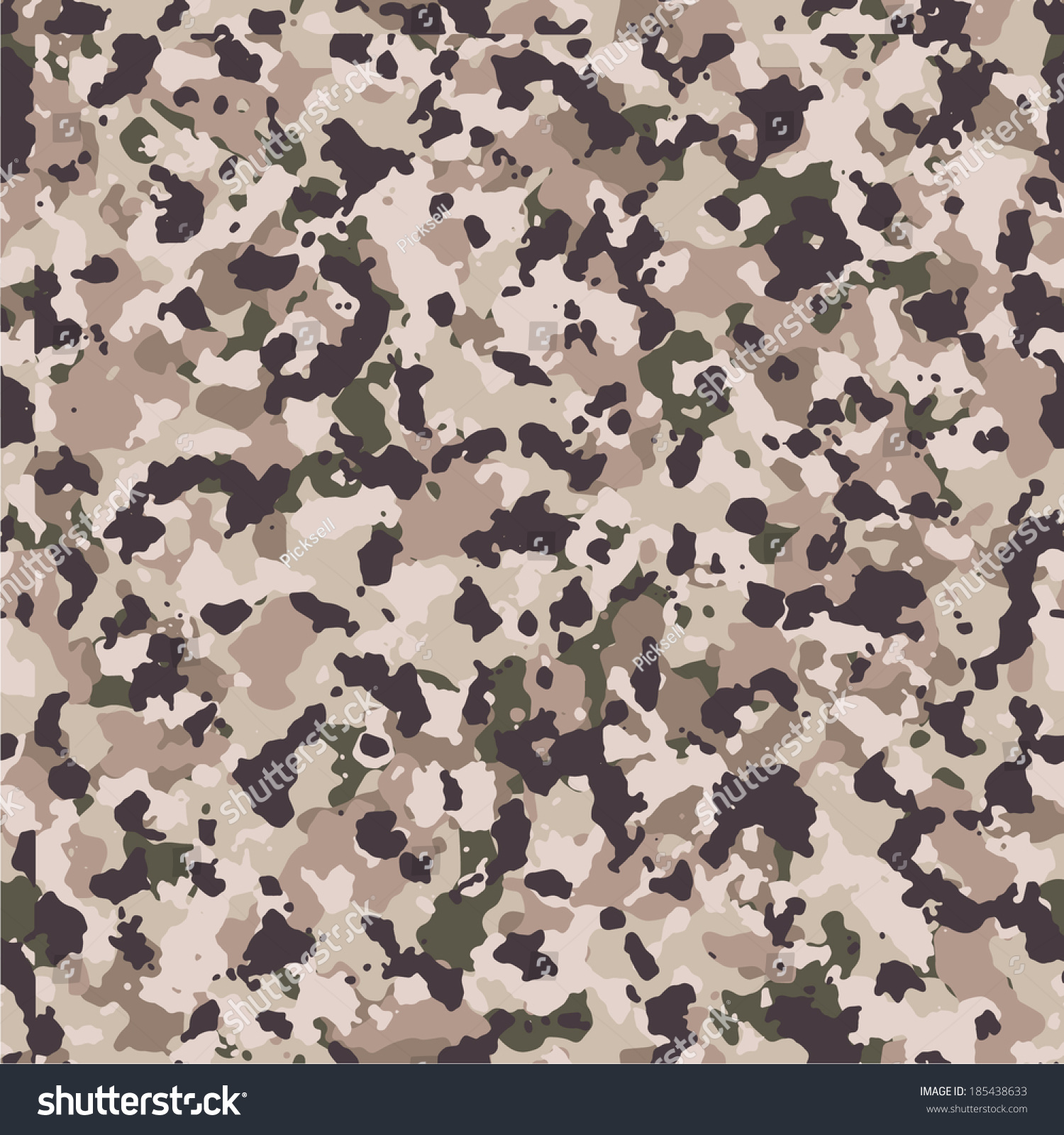 Multicam Camo Seamless Vector Pattern 185438633 Shutterstock