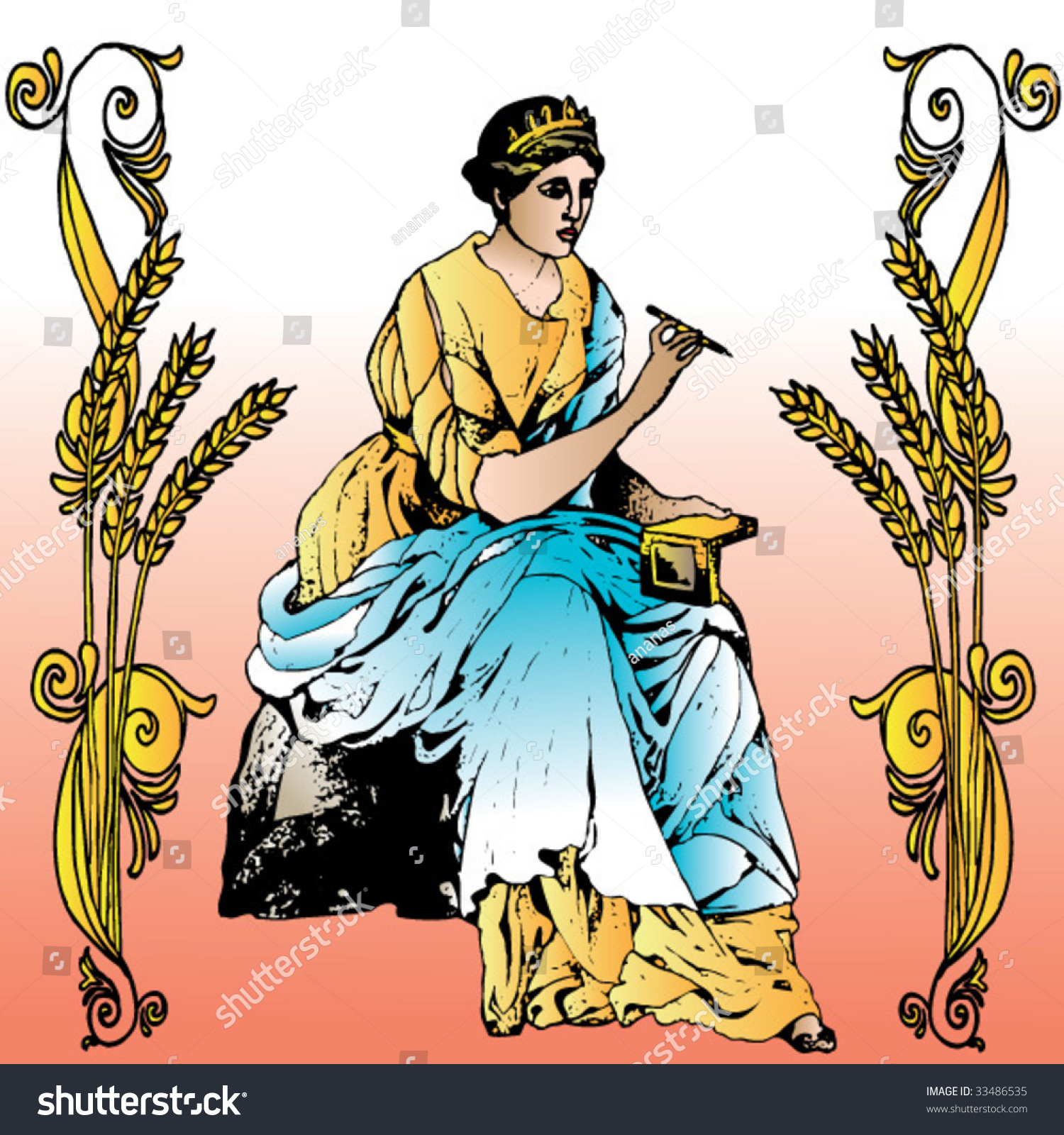 muse-of-epic-poetry-stock-vector-illustration-33486535-shutterstock