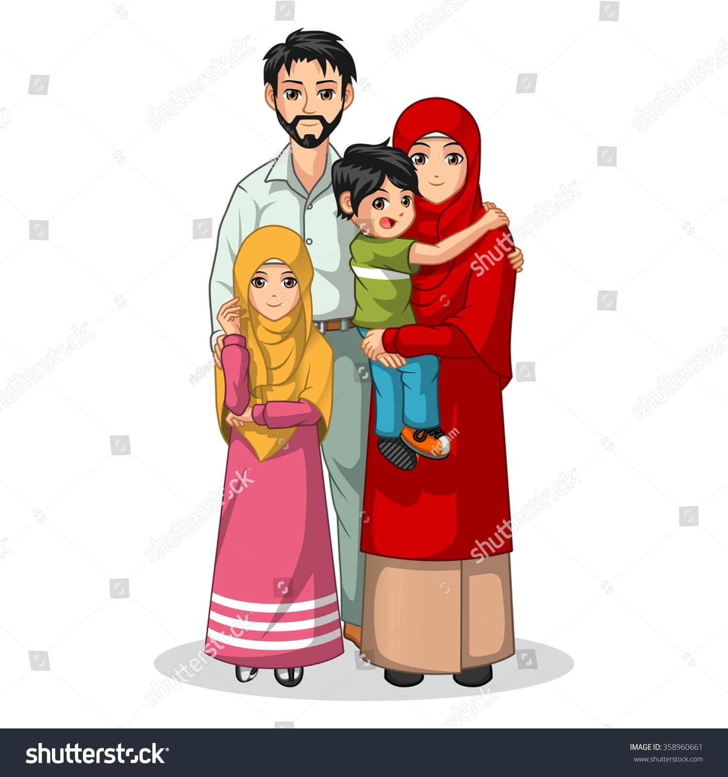 clipart muslim family - photo #14