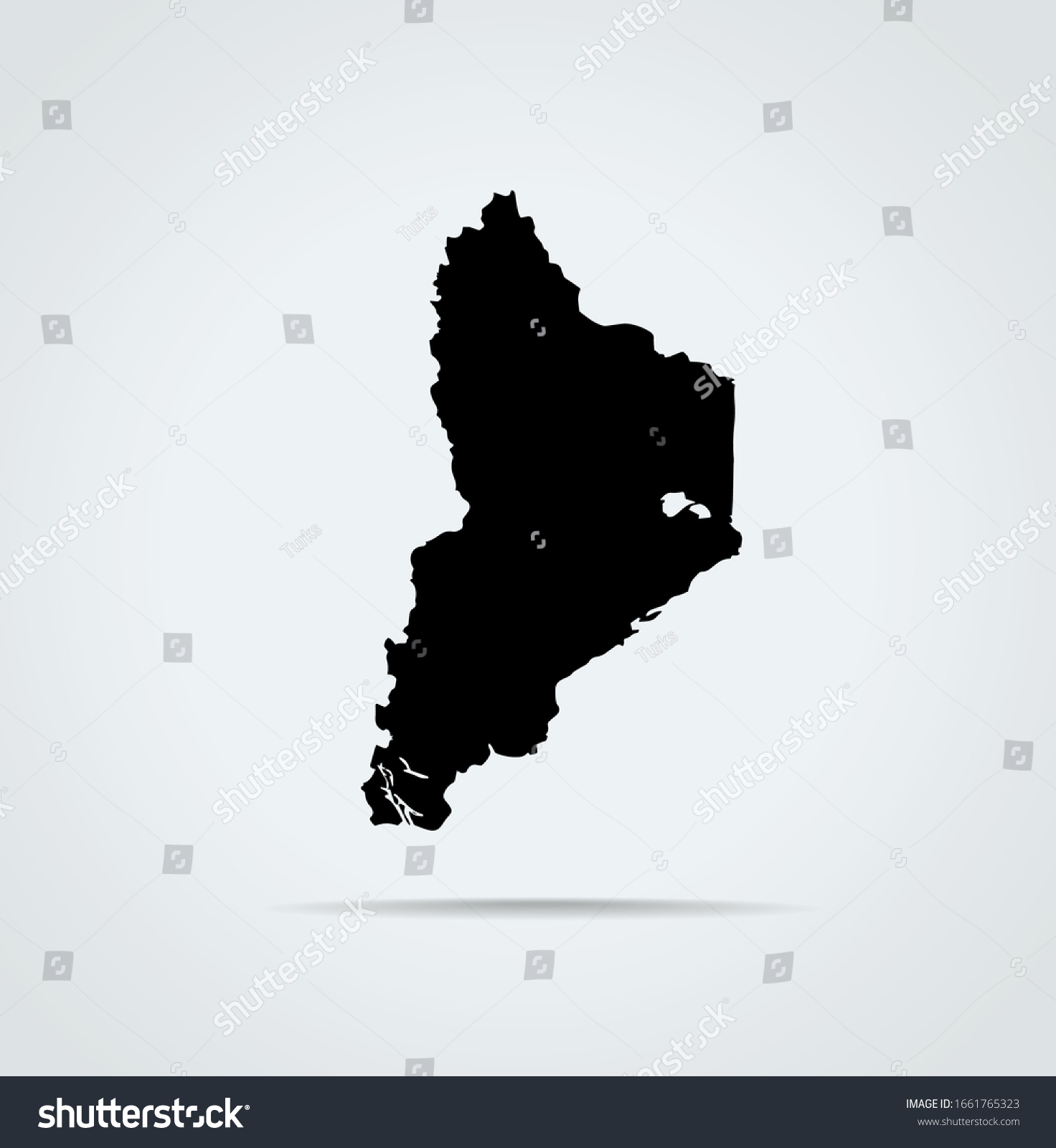 Province Argentina Map Vector Isolated On Stock Vector Royalty Free