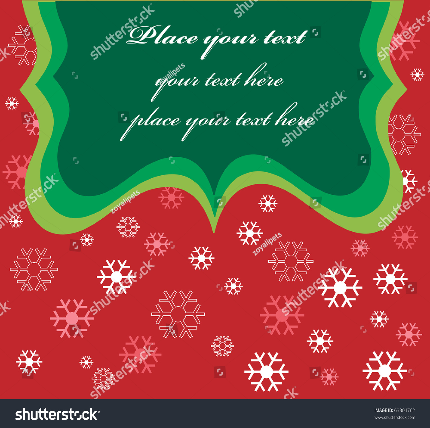 new-year-greeting-card-template-design-stock-vector-illustration