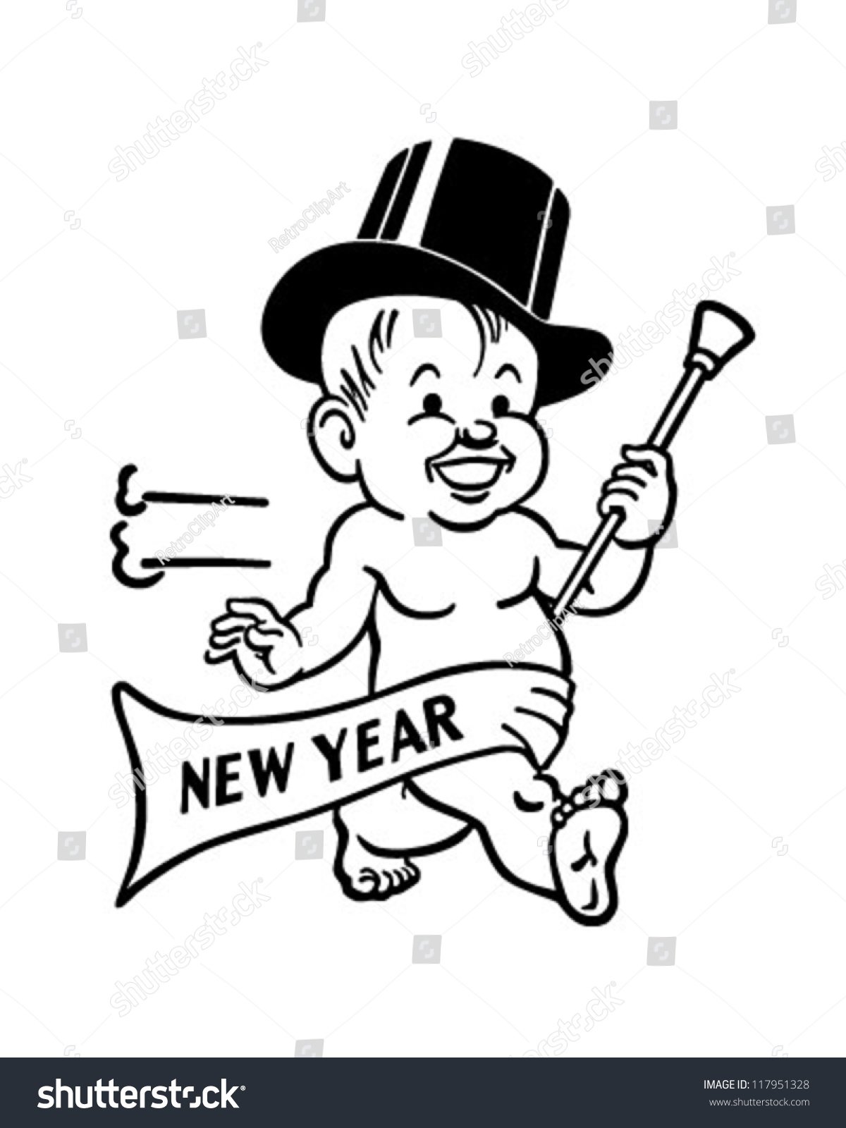 new year's baby clipart - photo #41