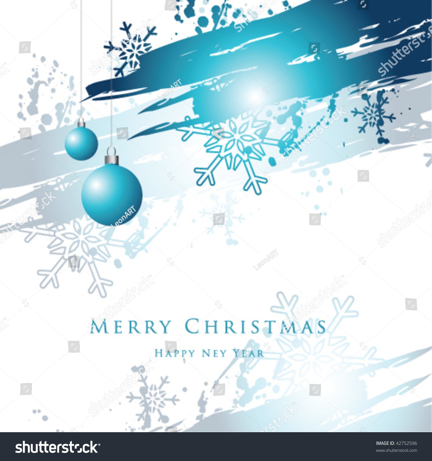 New Year&#039;S Card Stock Vector Illustration 42752596 : Shutterstock