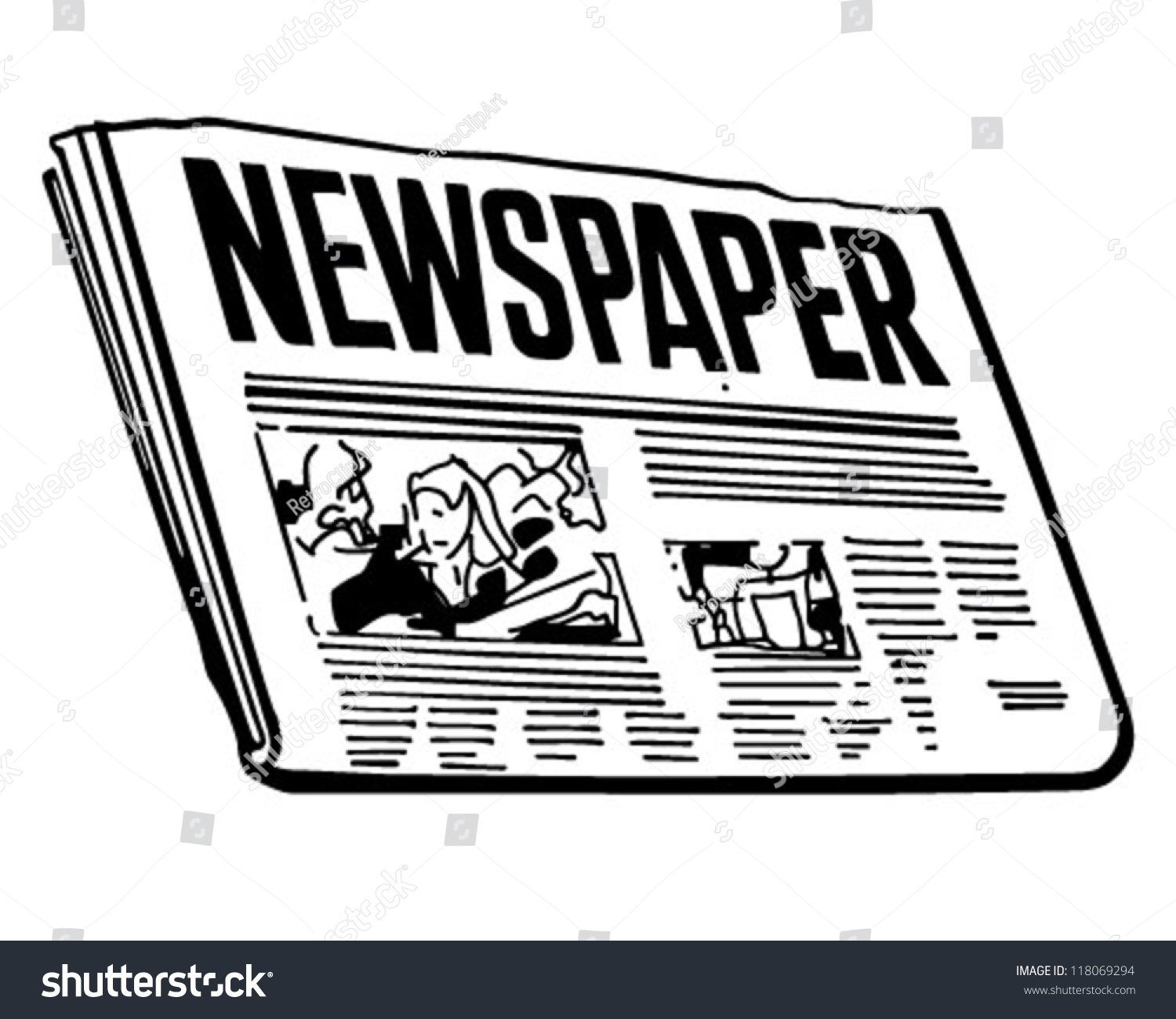 newspaper stand clipart - photo #26