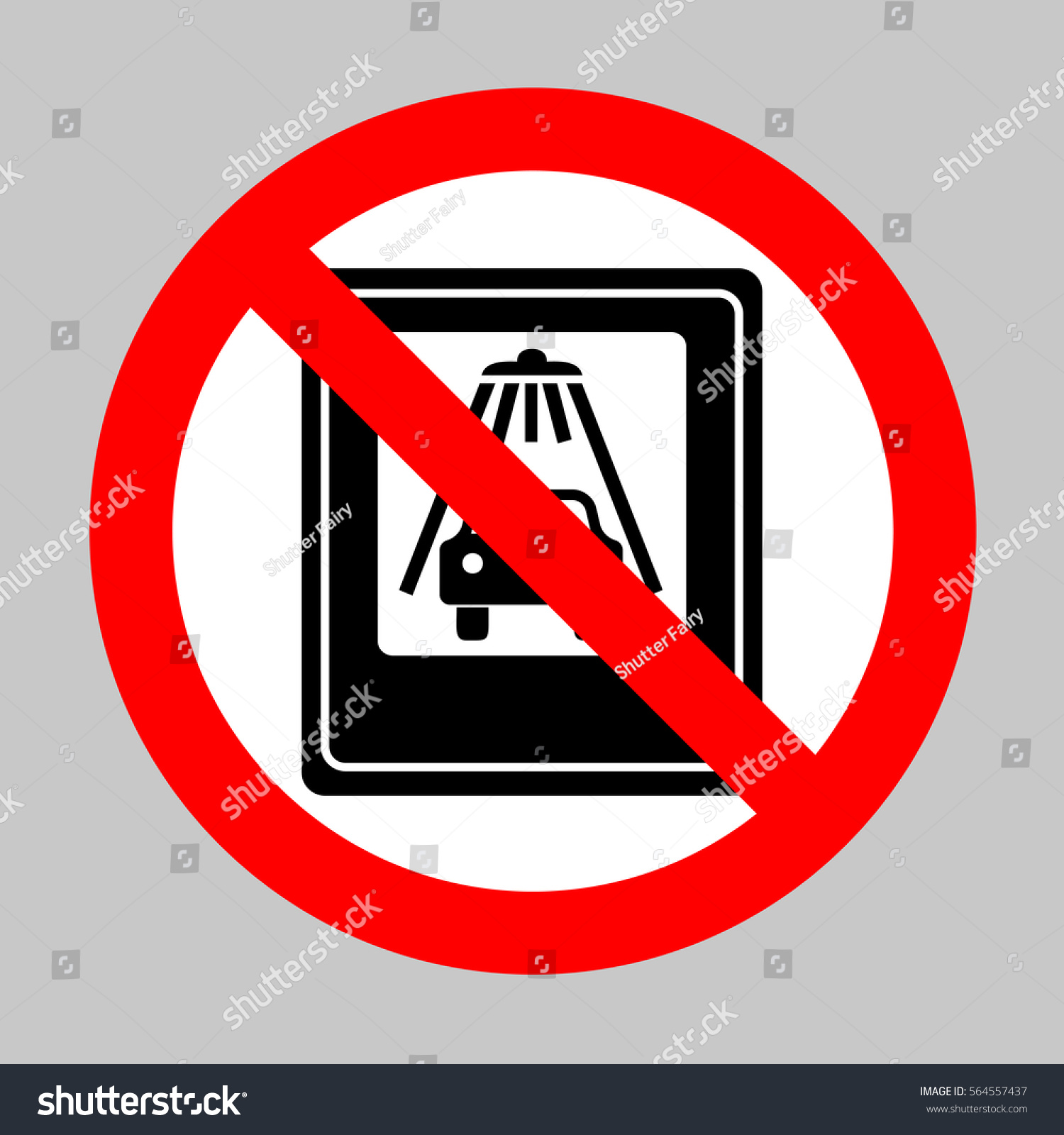 No Car Wash Sign Forbidden Sign Vector De Stock Libre De Regal As