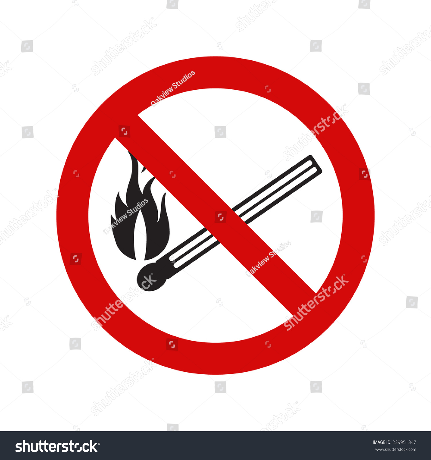 No Naked Flame Warning Sign Vector Illustration Shutterstock My XXX Hot Girl