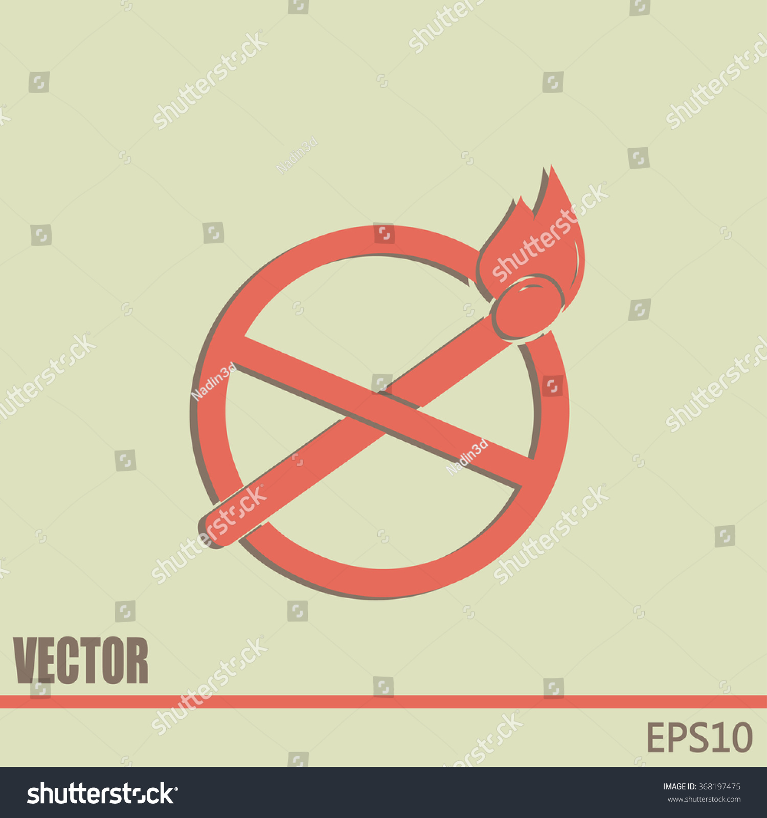 No Naked Flame Warning Sign Vector 스톡 벡터 로열티 프리 368197475 Shutterstock