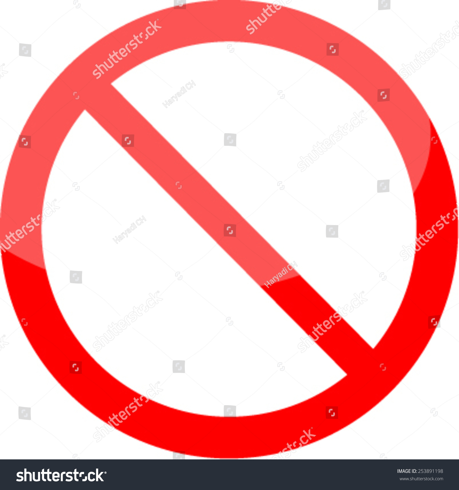 Not Allowed Sign Stock Vector Illustration 253891198 : Shutterstock