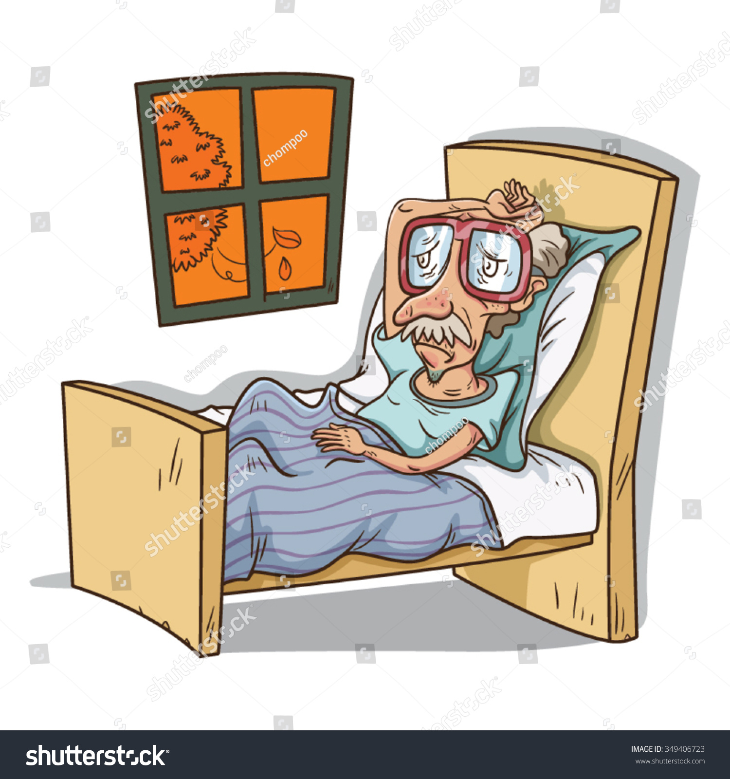 clipart man in bed - photo #25
