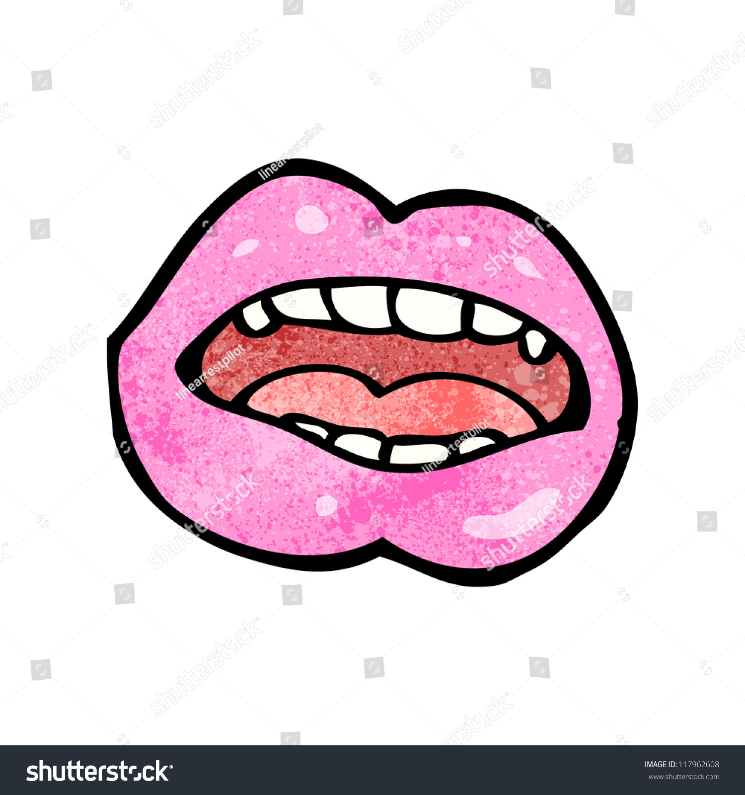 Open Mouth Cartoon Stock Vector Illustration 117962608 : Shutterstock