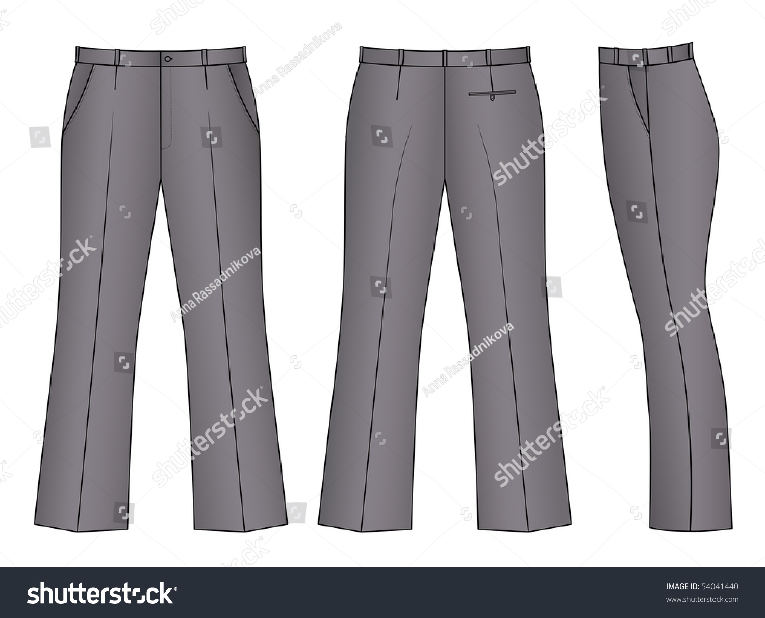 outline pants