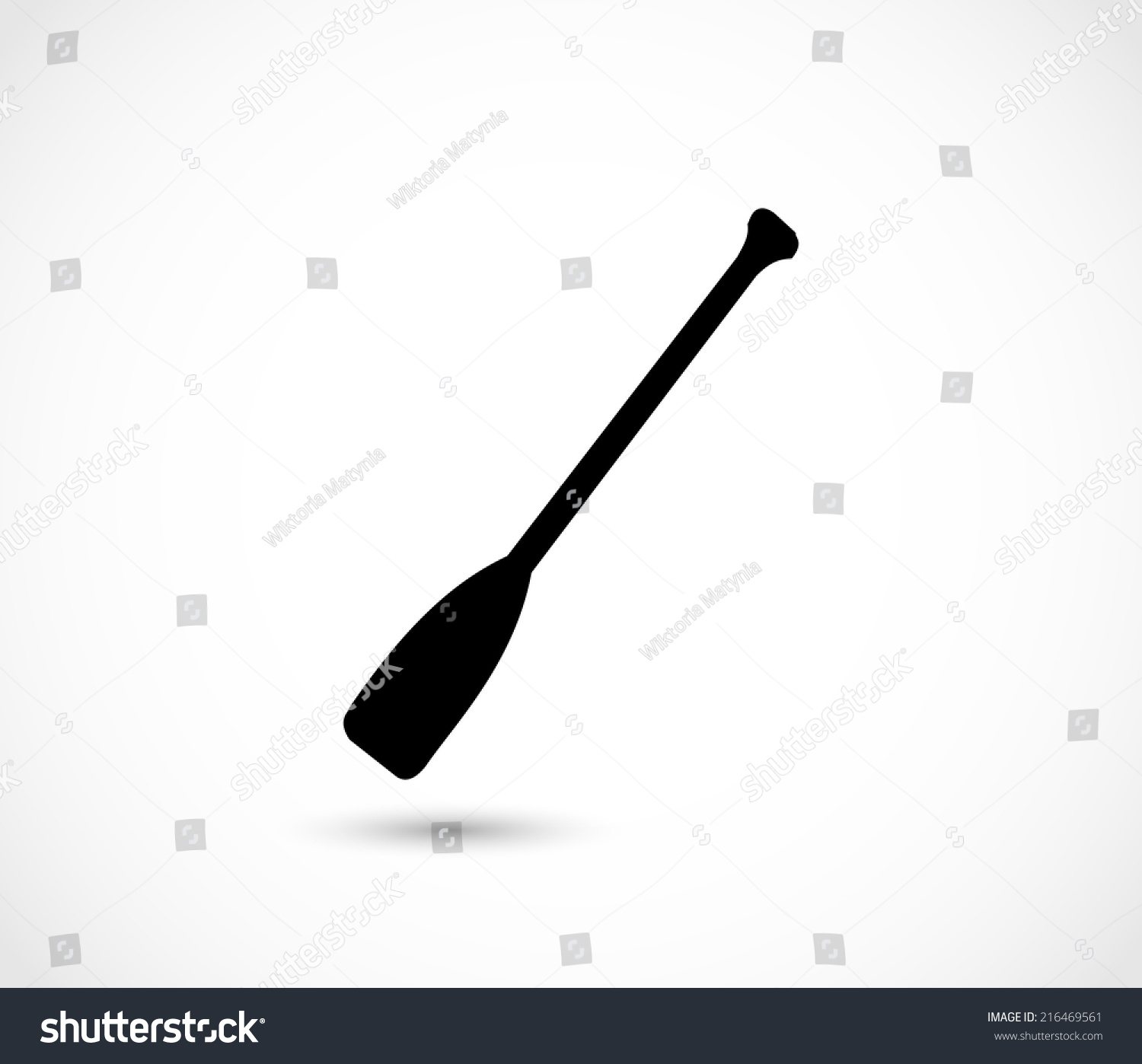 Paddle Icon Vector Stock Vector 216469561 - Shutterstock
