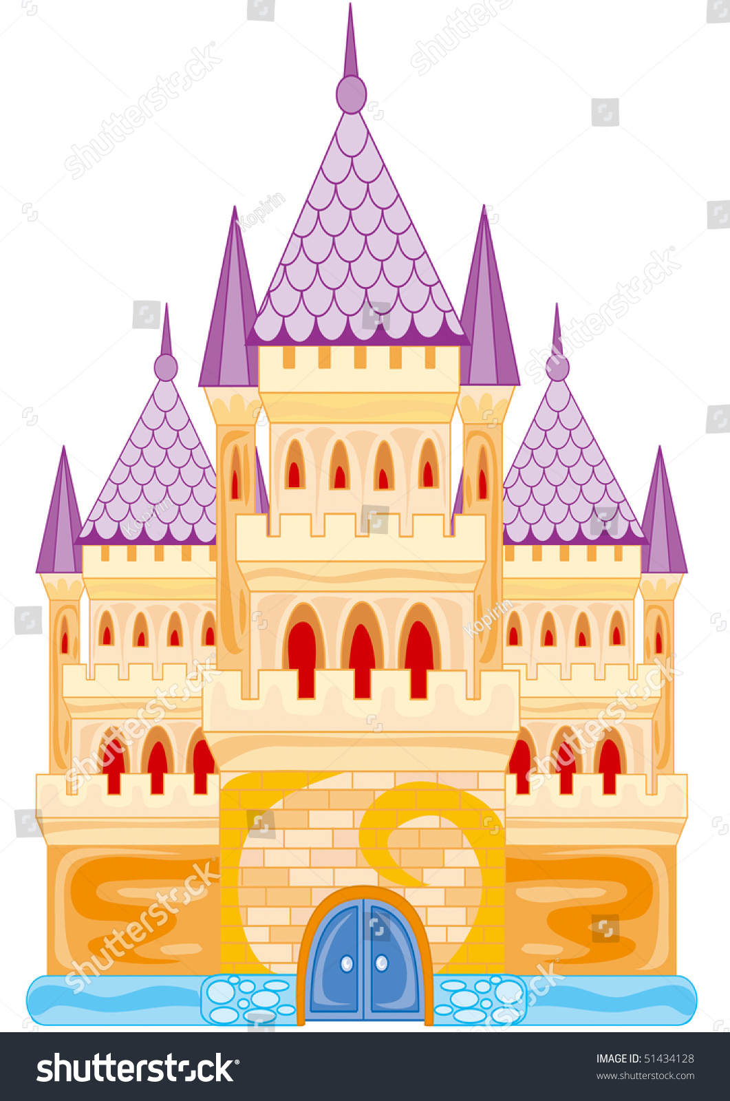 Palace Stock Vector Illustration 51434128 : Shutterstock