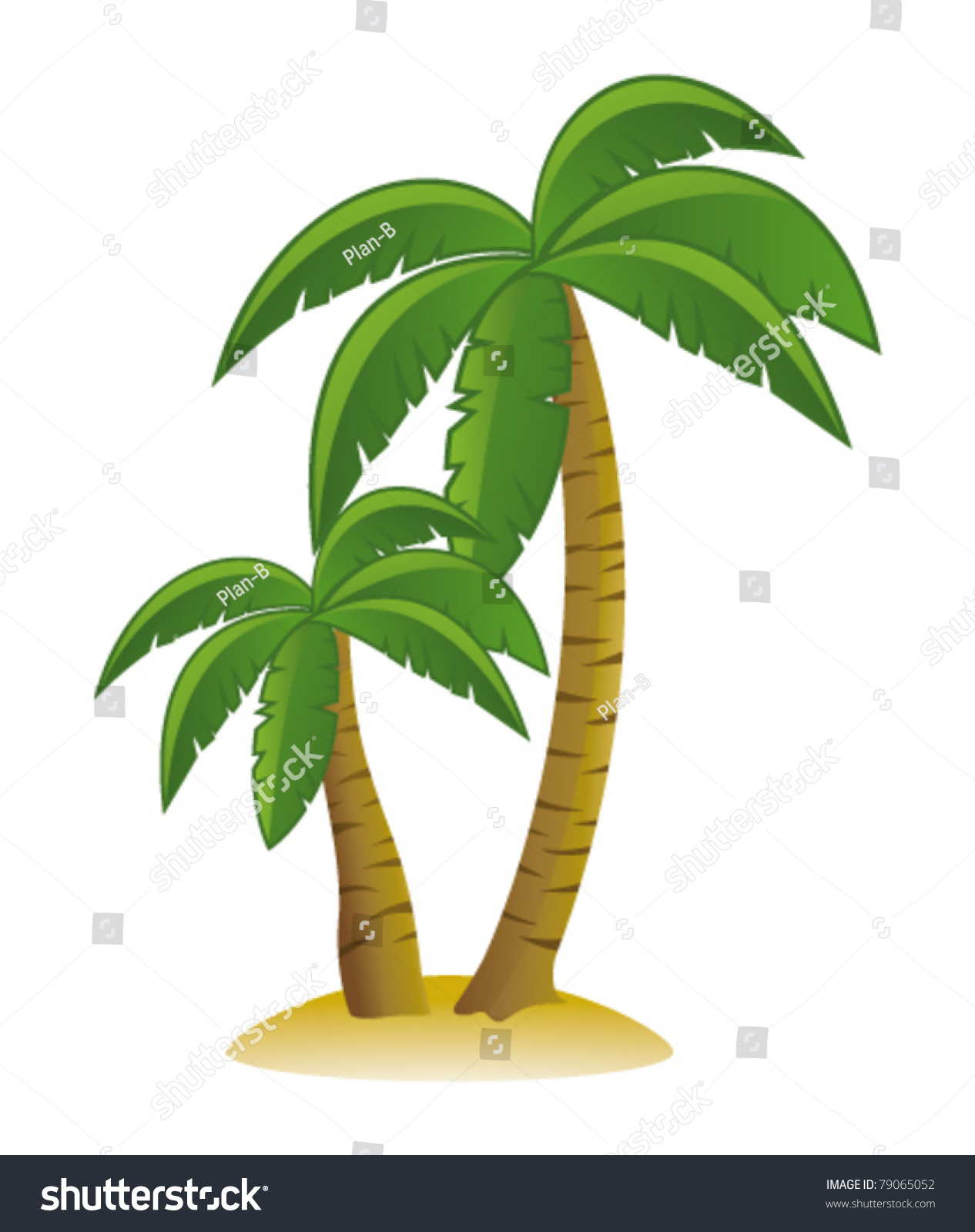 Palm Trees. Vector - 79065052 : Shutterstock