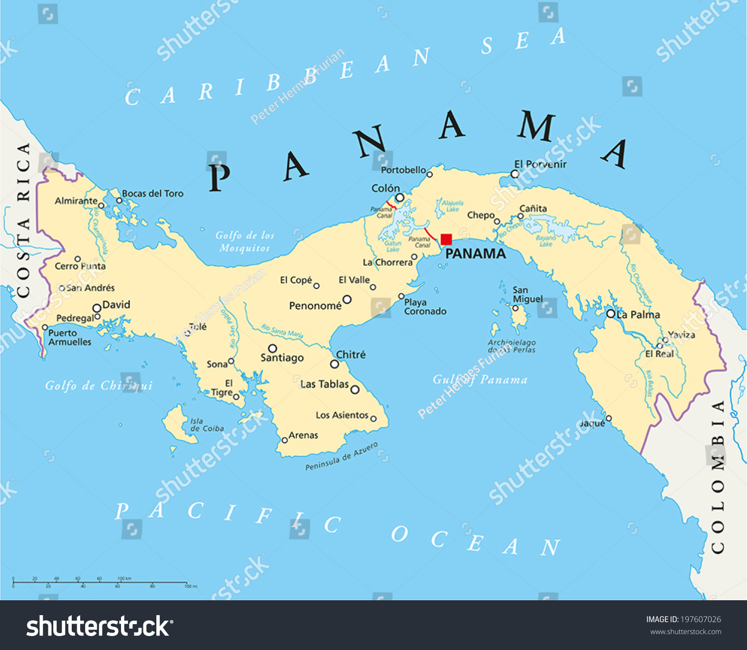 Albums 94+ Images what does panama look like on a map Excellent