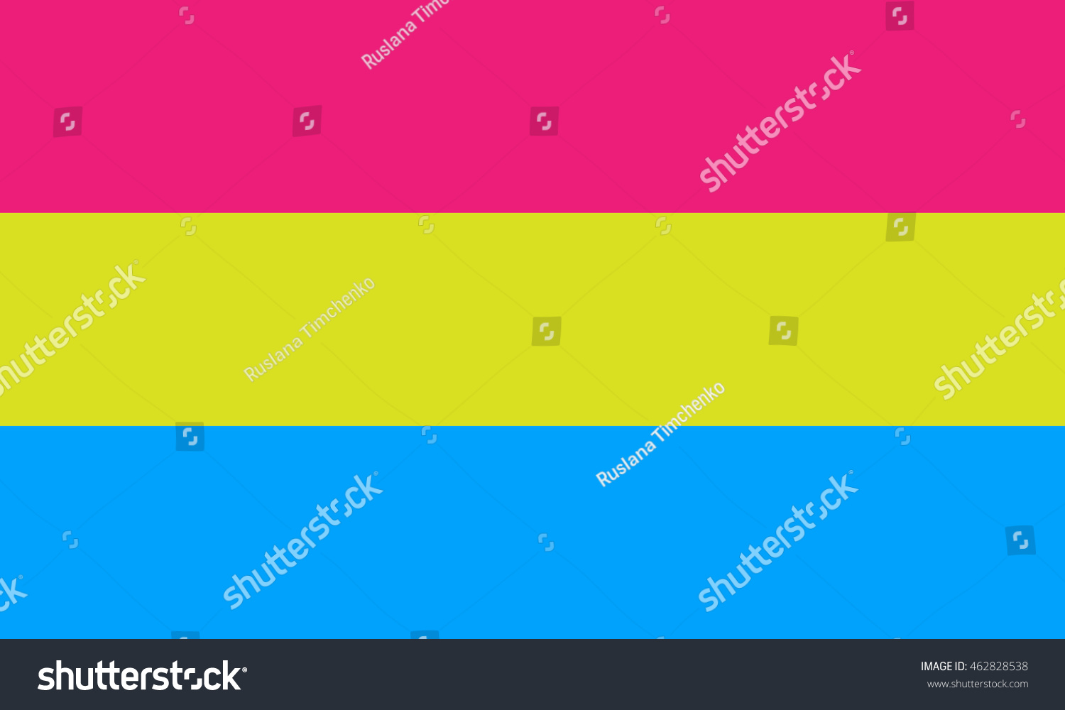 Pansexual Pride Flag Lgbt Community Vector Stock Vector 462828538