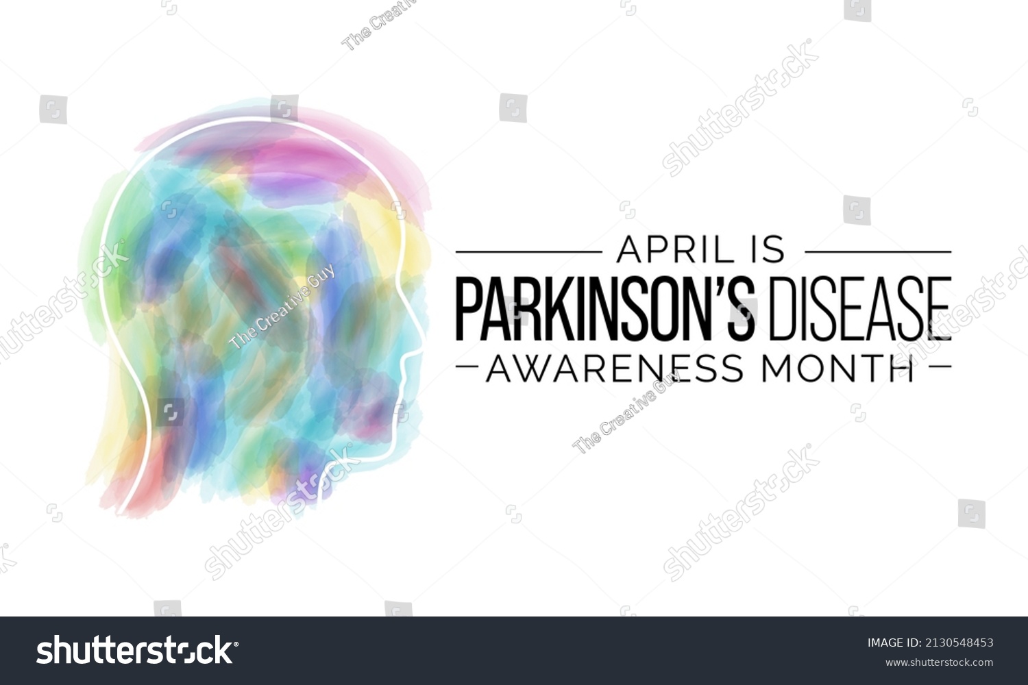 Parkinsons Disease Awareness Month Observed Every Stock Vector Royalty