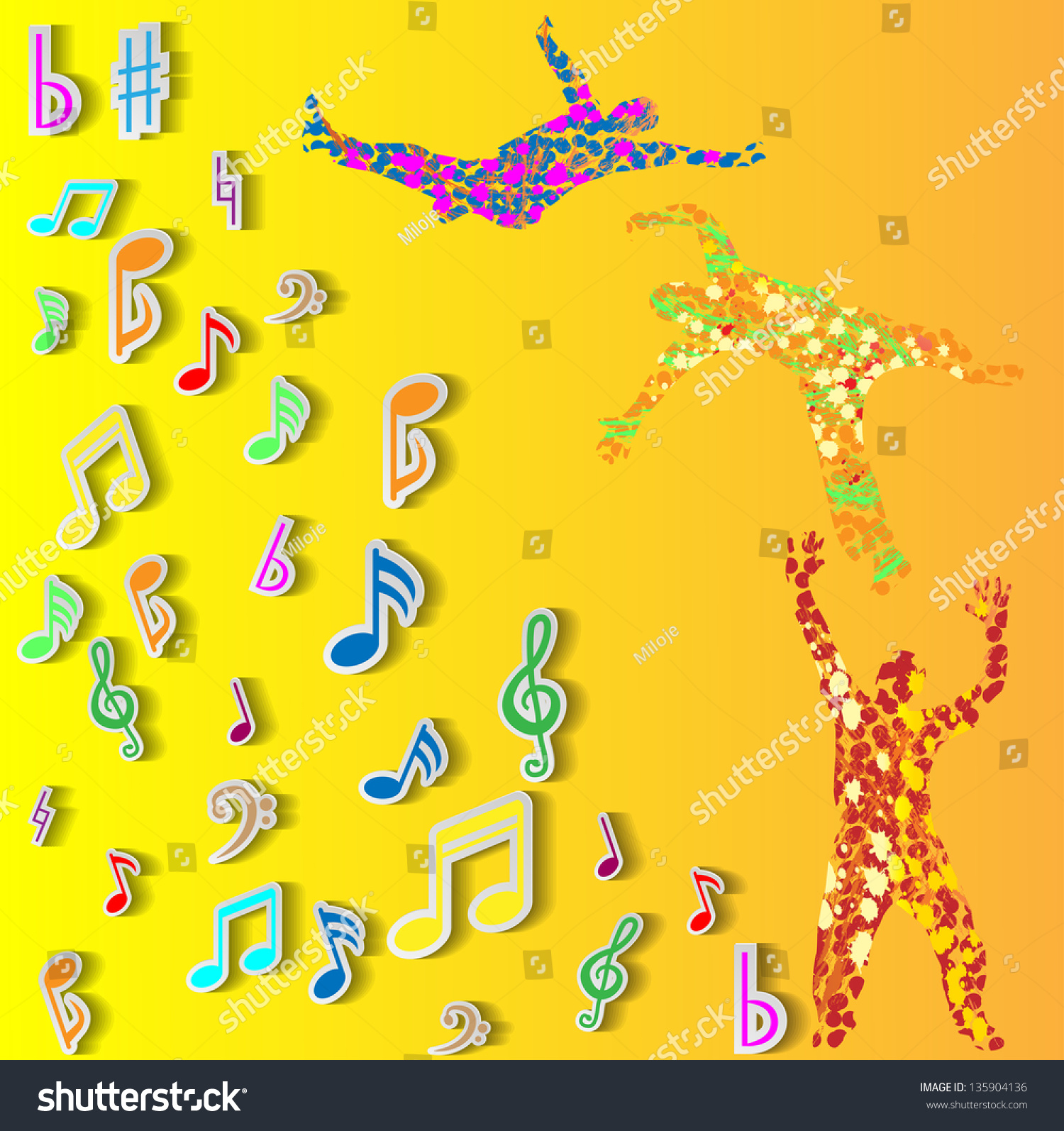 Party People Background Stock Vector Illustration 135904136 : Shutterstock