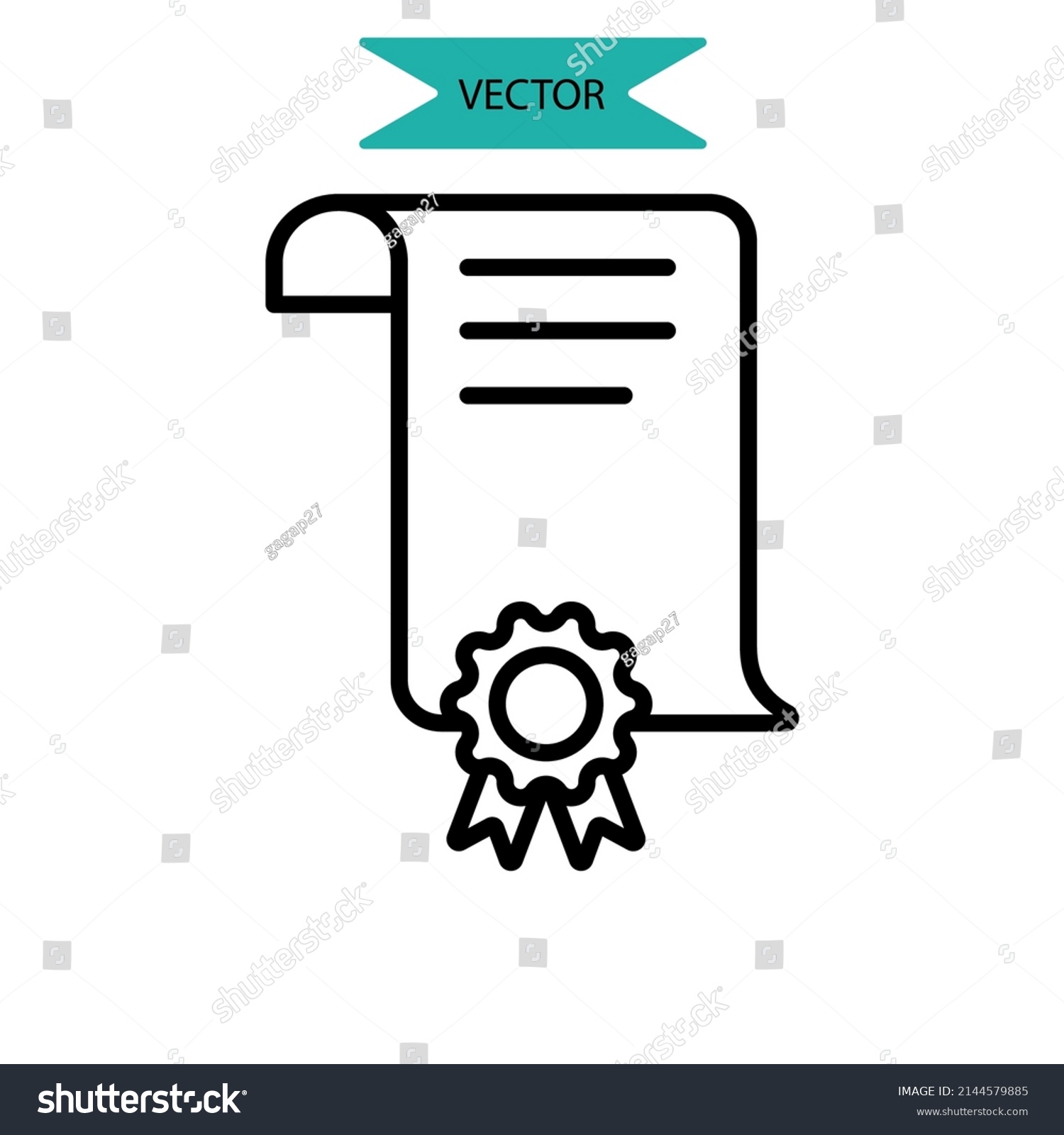 Patent Icons Symbol Vector Elements Infographic Stock Vector Royalty