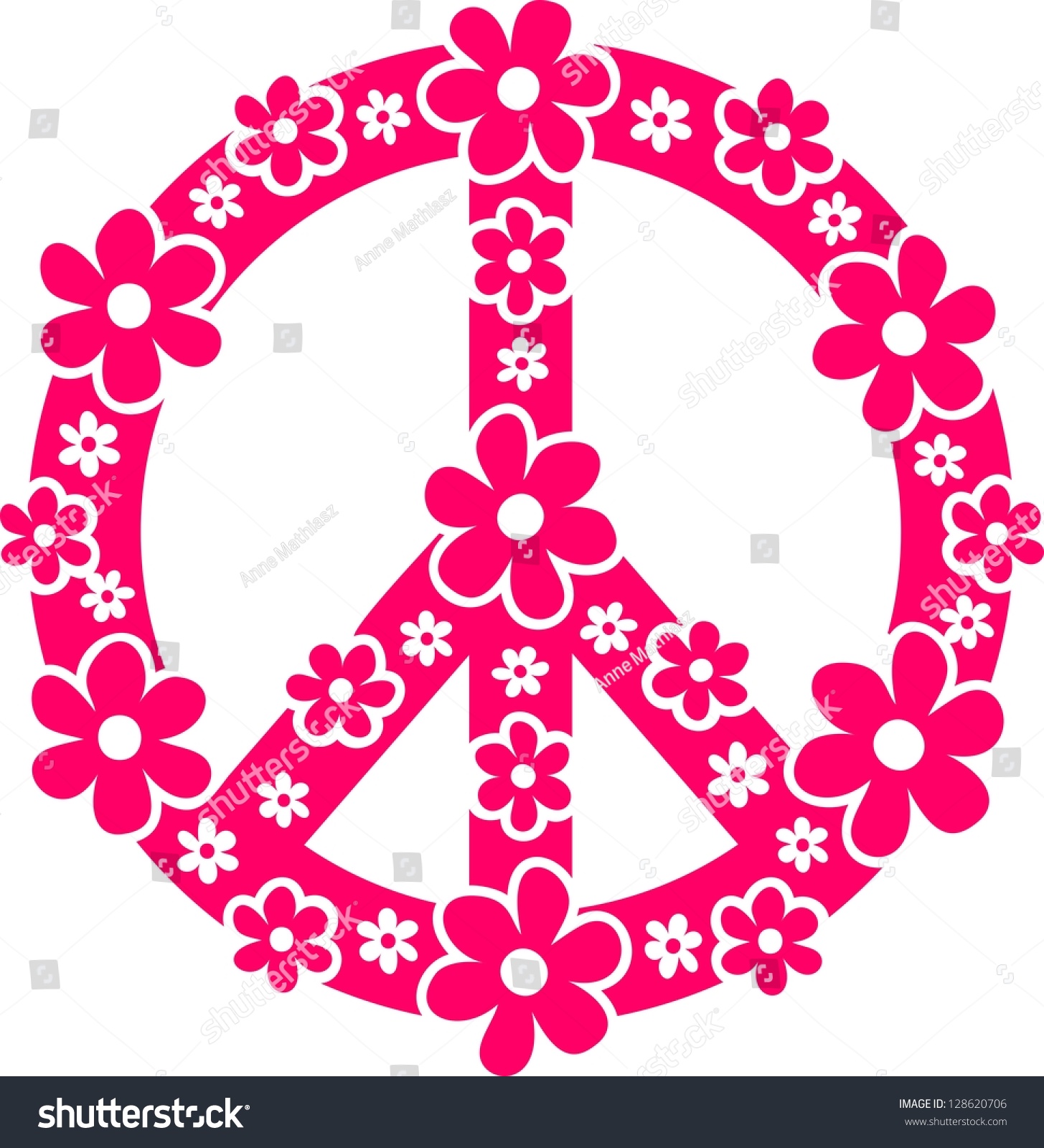 peace-symbol-with-flowers-vector-image-128620706-shutterstock