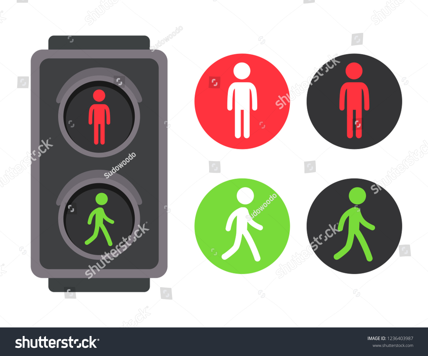 Traffic Light Pedestrian Crossing Images Stock Photos Vectors